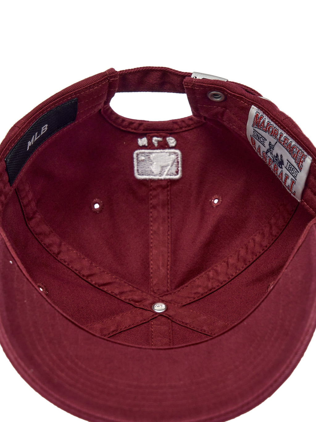 MLB Korea - MLB Signature Unstructured Ball Cap New York Yankees (Wine) product image 11 | TRAB K-Fashion Australia