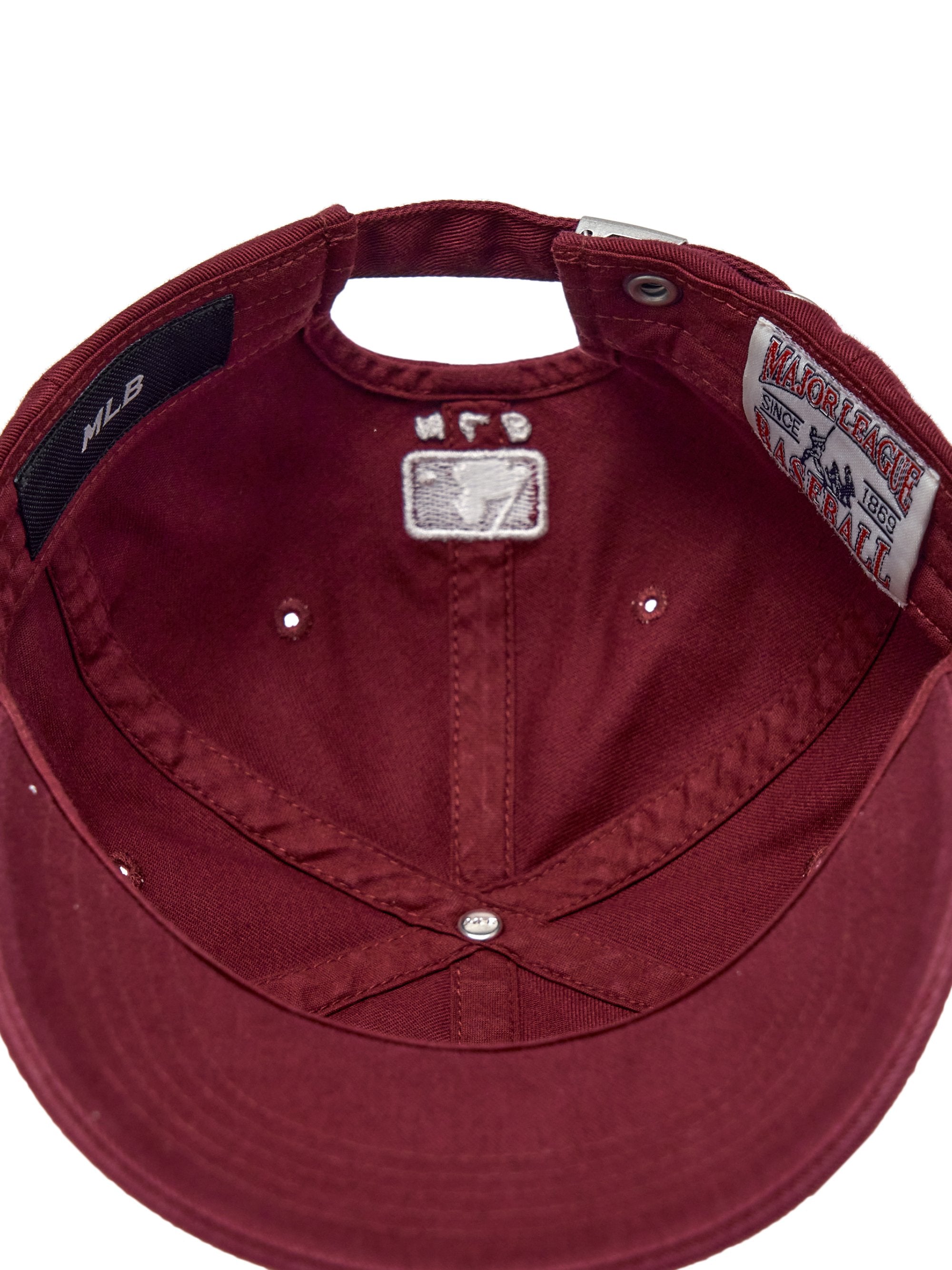 MLB Korea - MLB Signature Unstructured Ball Cap New York Yankees (Wine) product image 11 | TRAB K-Fashion Australia