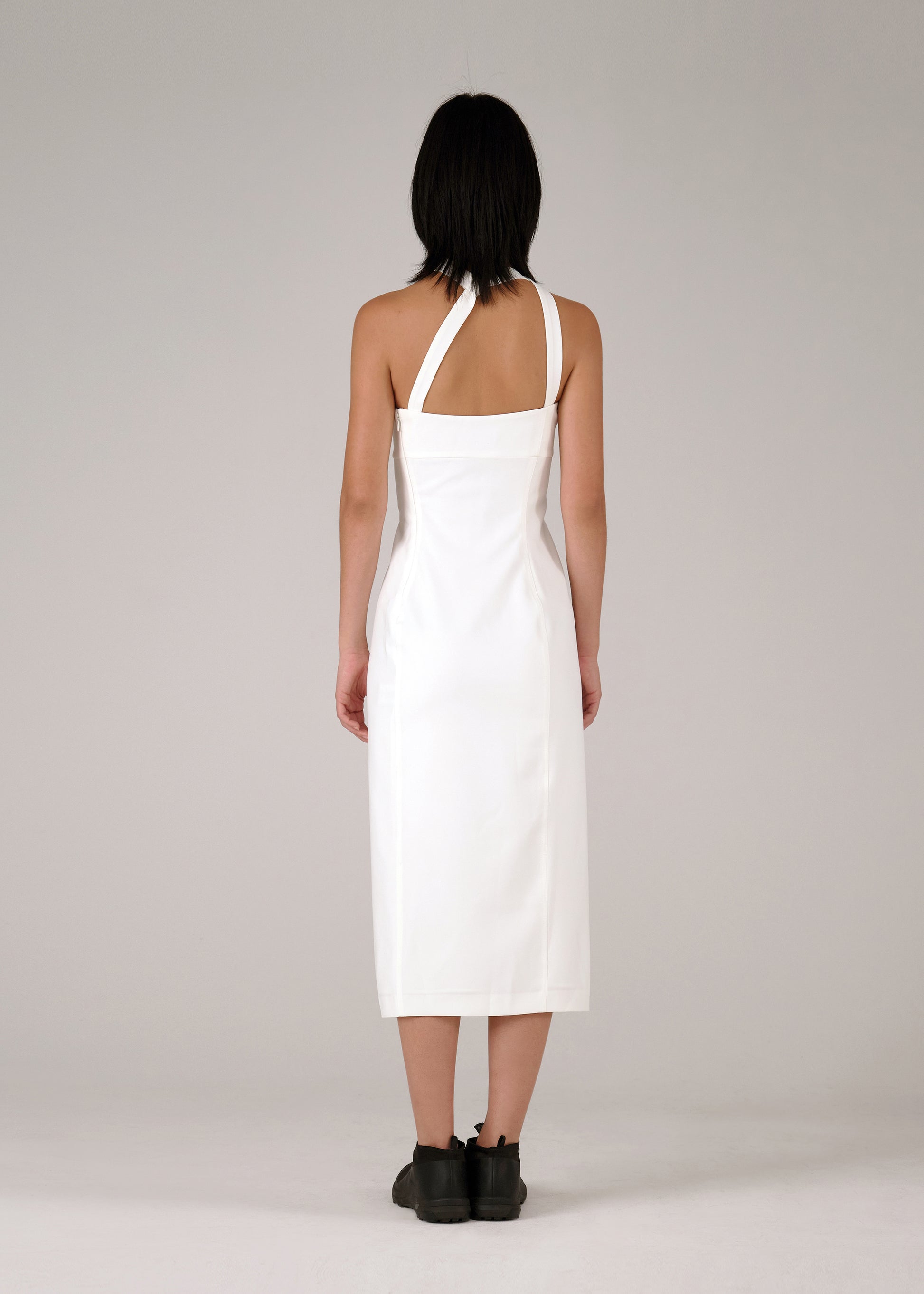 Hyein Seo - Choker Long Dress (White) product image 3 | TRAB K-Fashion Australia