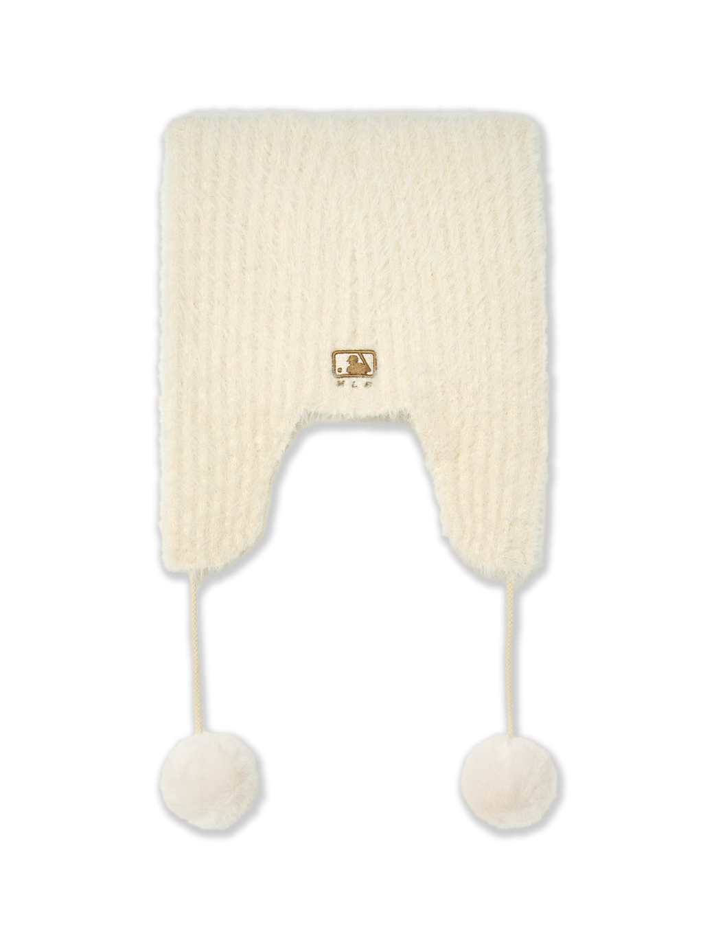 MLB Korea - MLB Fur Meow Earflap Beanie LA Dodgers (Cream) product image 3 | TRAB K-Fashion Australia