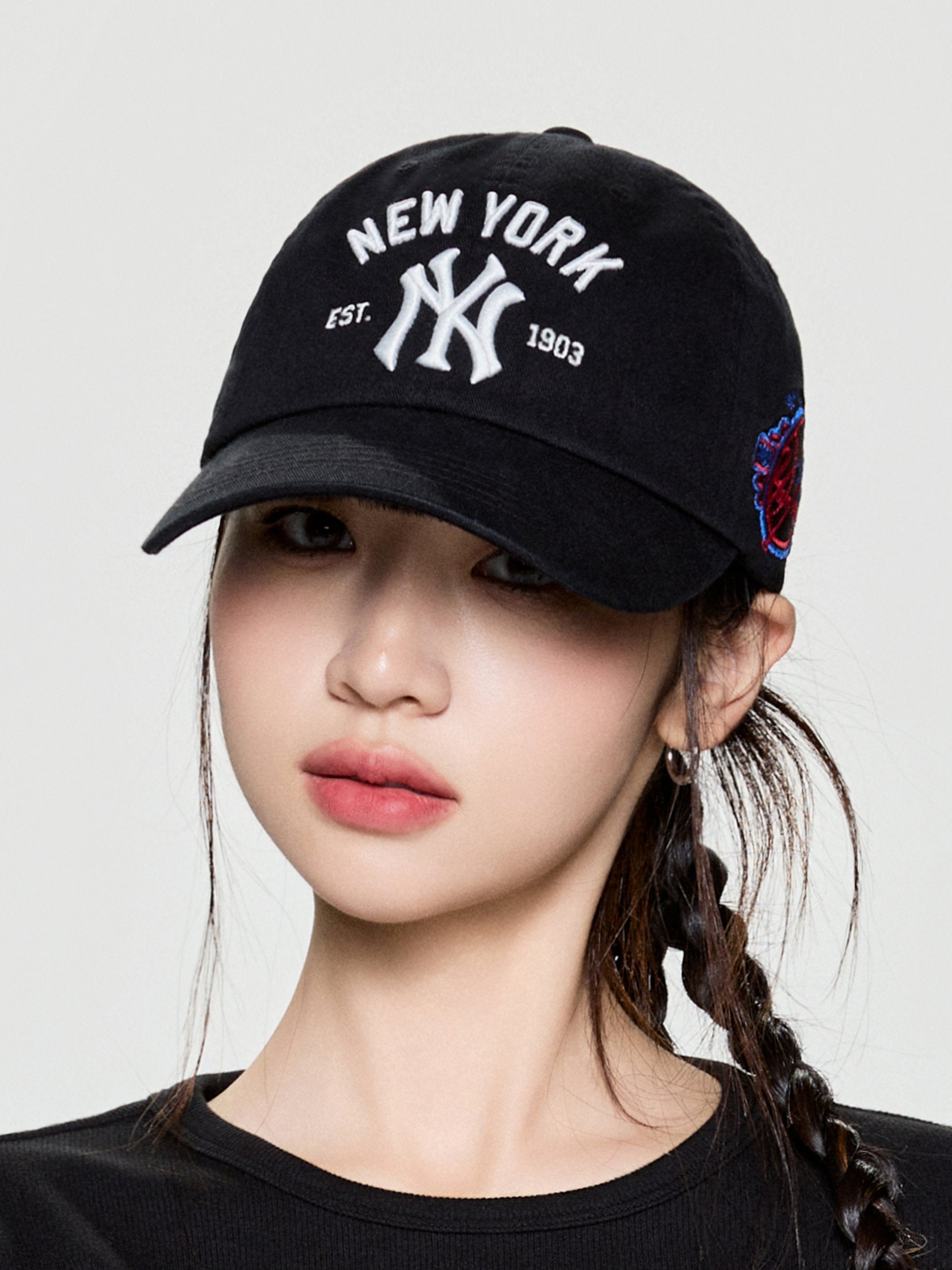 MLB Korea - MLB Cooperstown Patch Unstructured Ball Cap New York Yankees (Black) product image 5 | TRAB K-Fashion Australia
