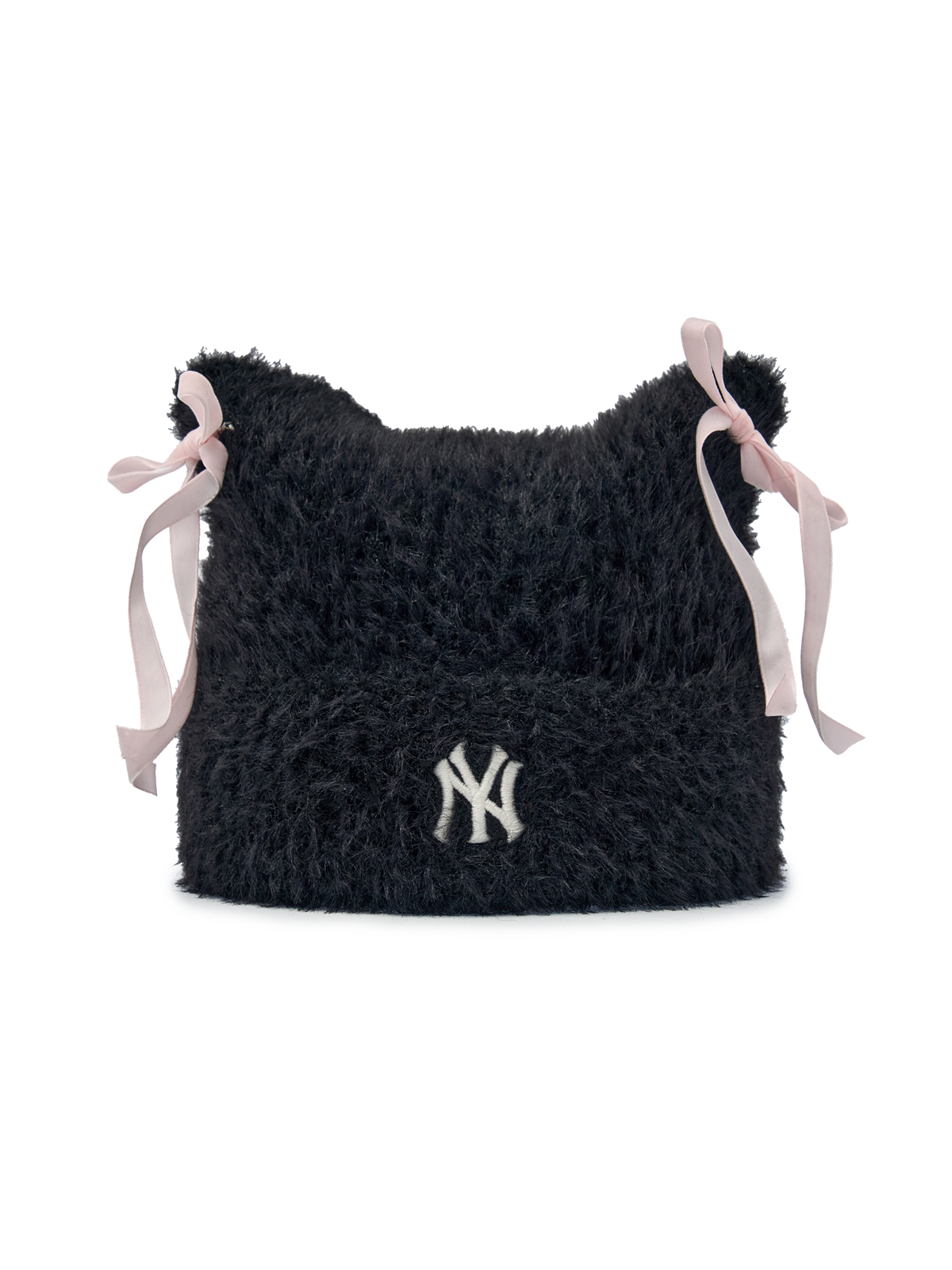 MLB Korea - MLB Ribbon Meow Beanie New York Yankees (Black) product image 1 | TRAB K-Fashion Australia
