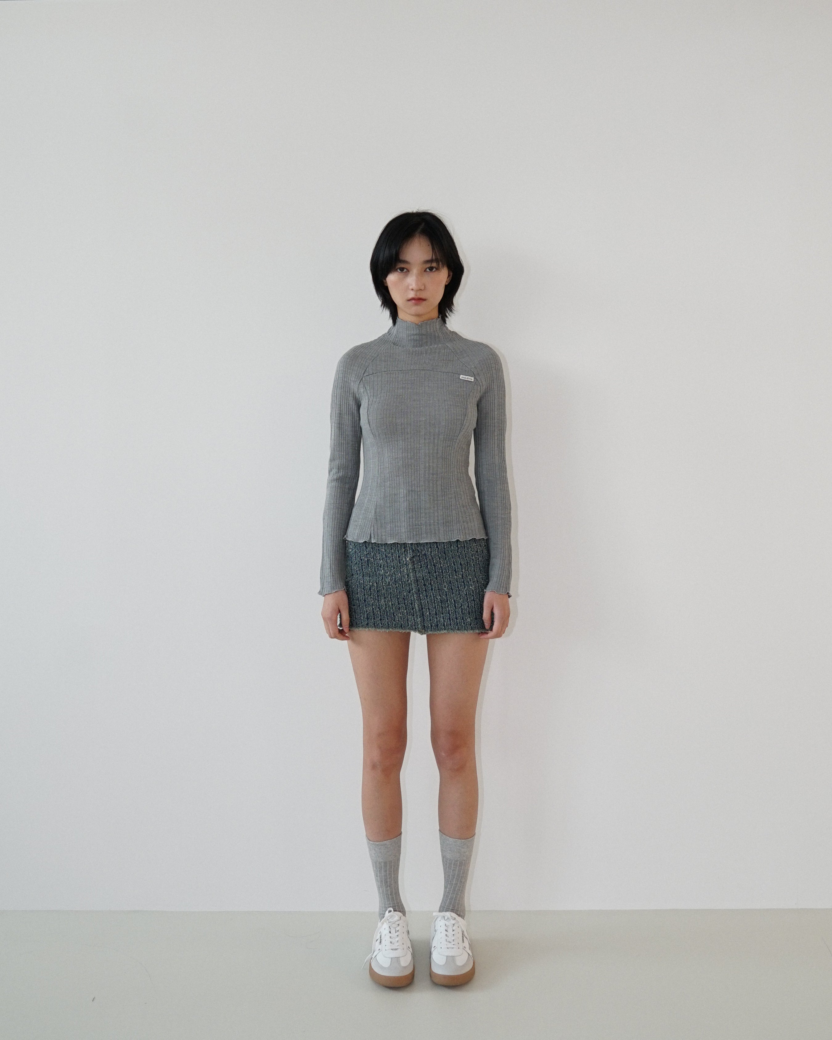 Kimhe Kim - Gabriel Knit (Grey) product image 1 | TRAB K-Fashion Australia