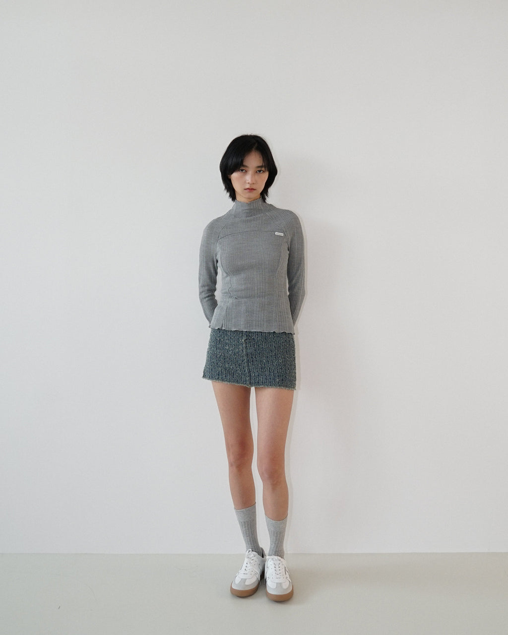 Kimhe Kim - Gabriel Knit (Grey) product image 5 | TRAB K-Fashion Australia
