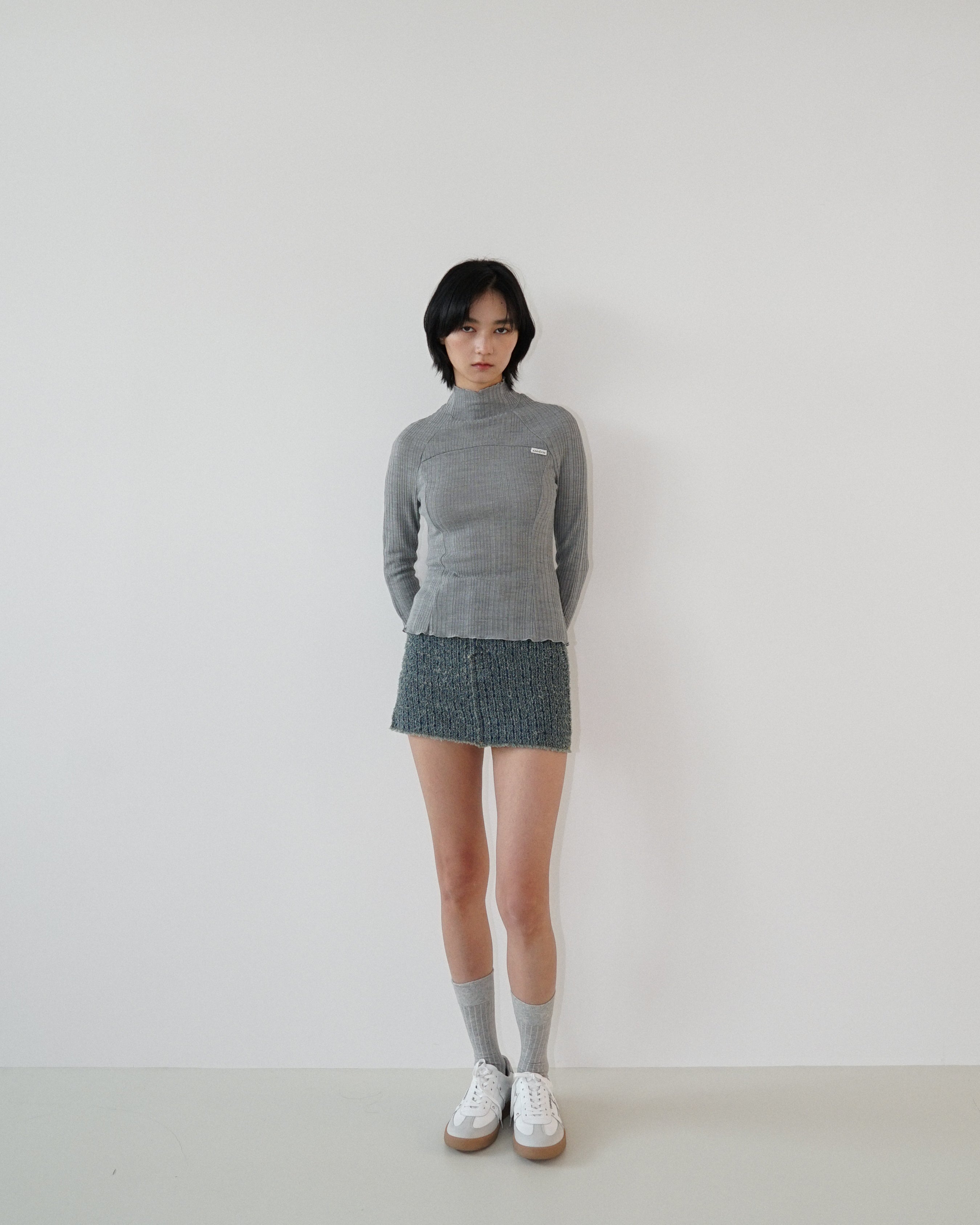 Kimhe Kim - Gabriel Knit (Grey) product image 5 | TRAB K-Fashion Australia