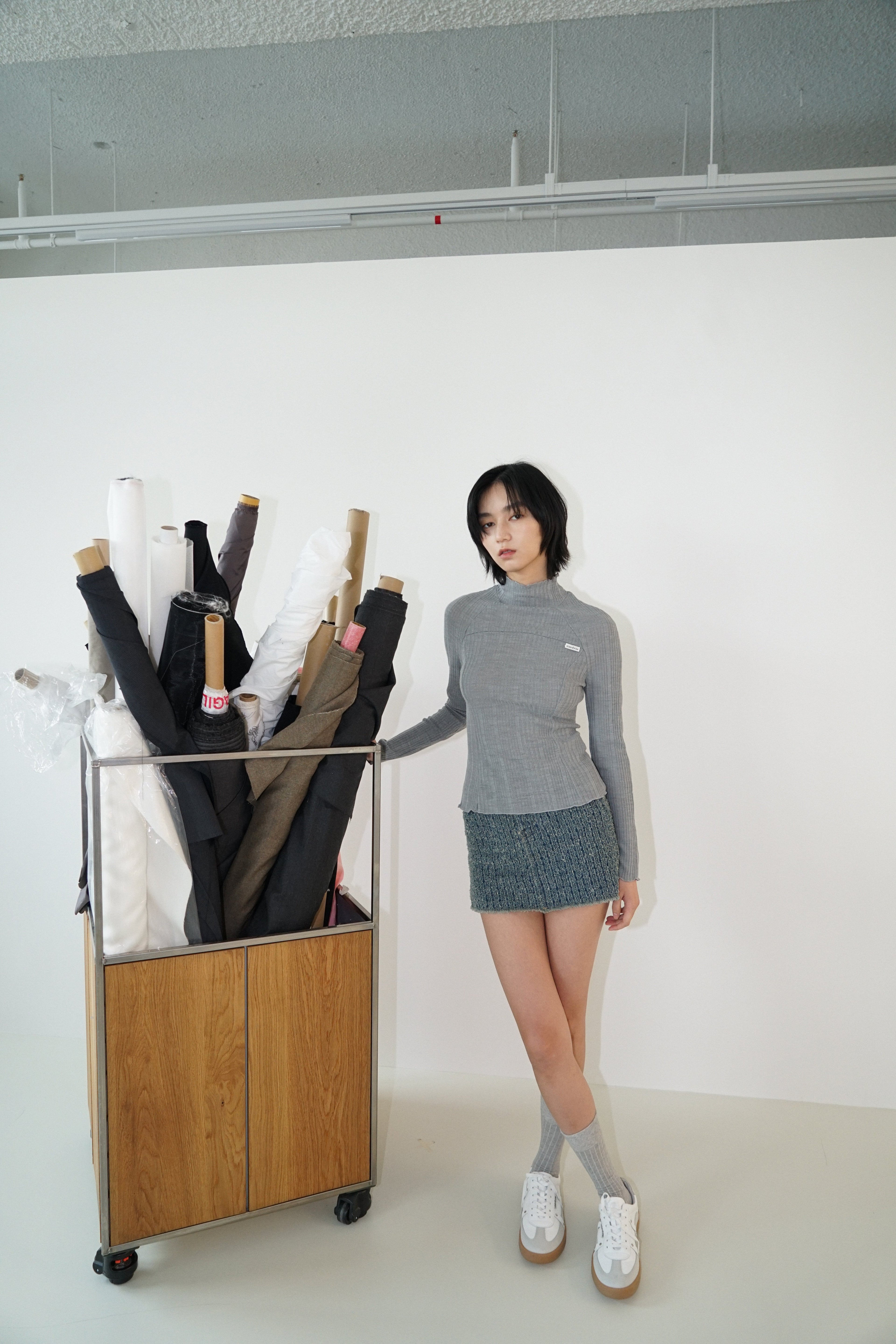 Kimhe Kim - Gabriel Knit (Grey) product image 7 | TRAB K-Fashion Australia