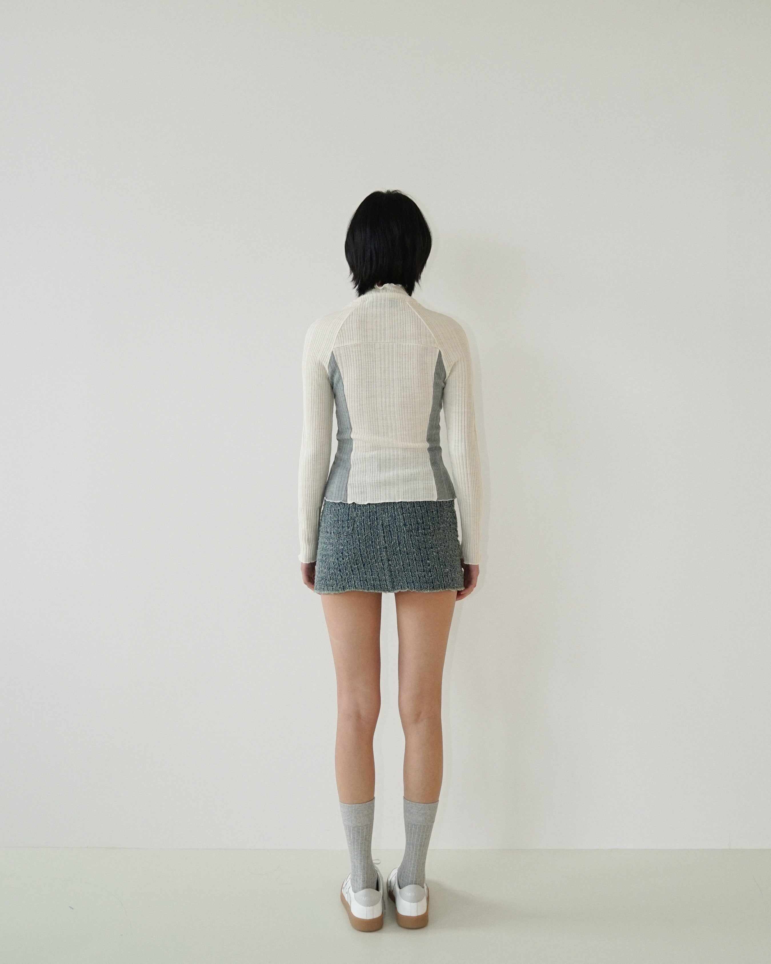 Kimhe Kim - Gabriel Knit (Grey/Ivory) product image 4 | TRAB K-Fashion Australia