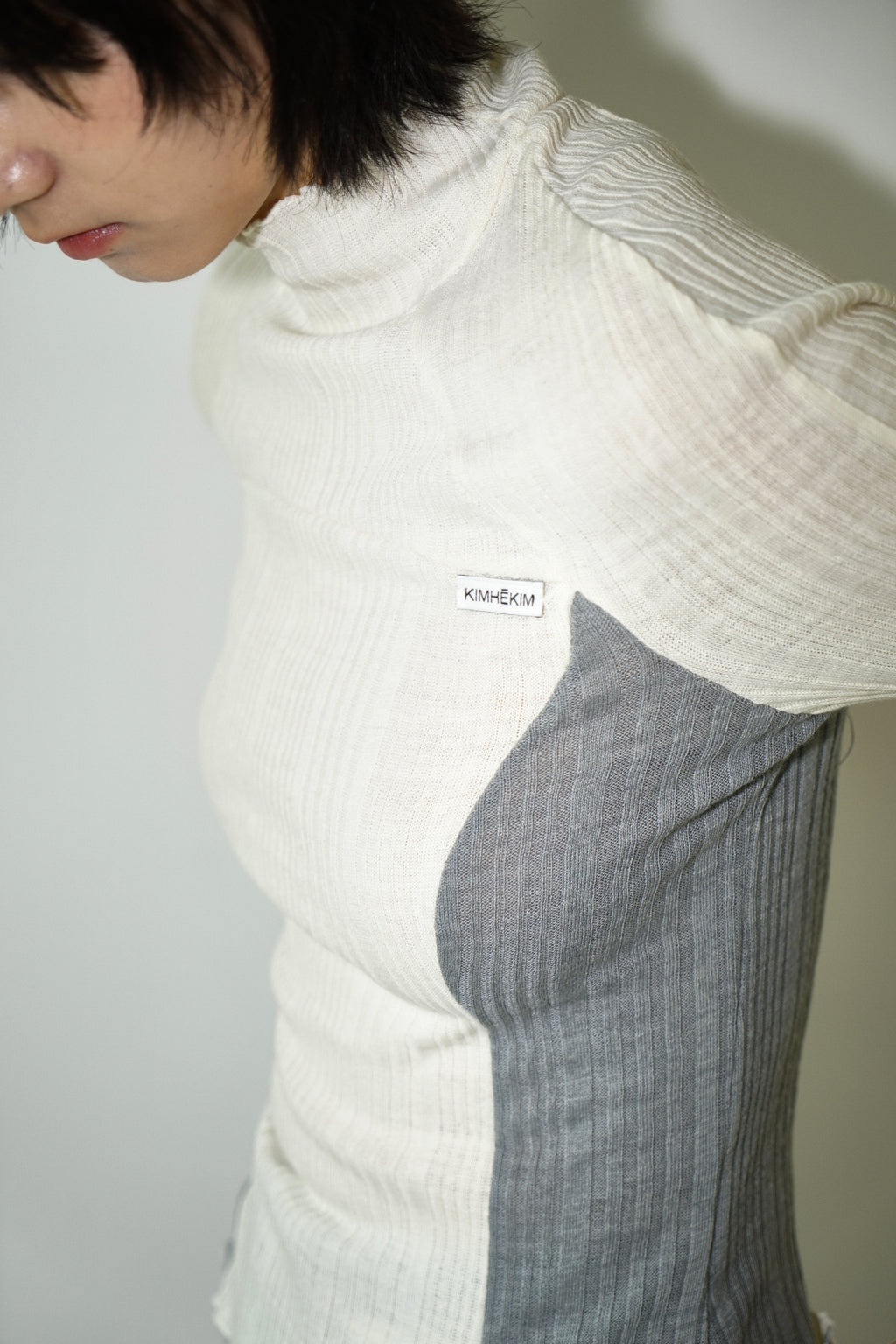 Kimhe Kim - Gabriel Knit (Grey/Ivory) product image 6 | TRAB K-Fashion Australia