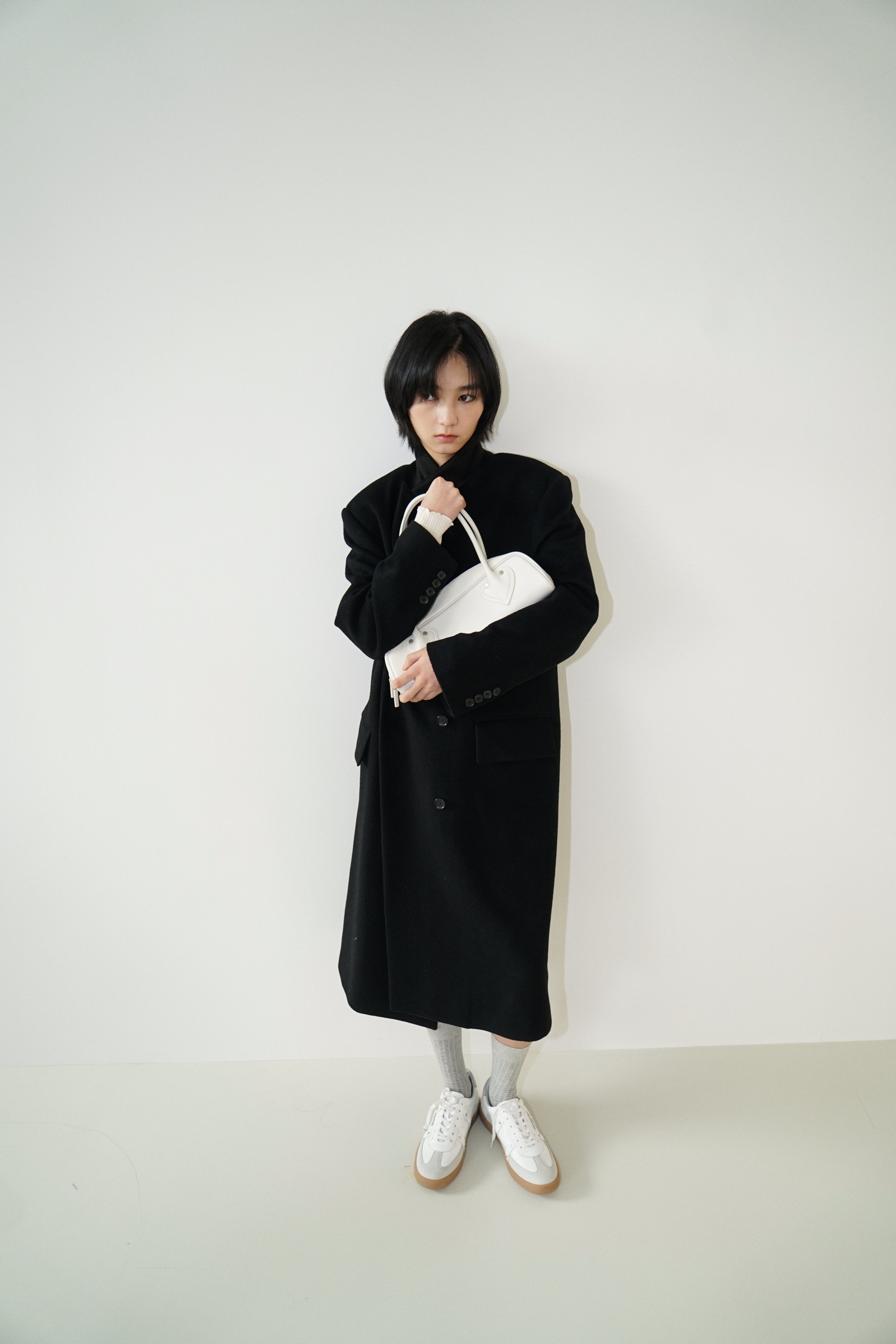 Kimhe Kim - Daniel Double Brestead Coat (Black) product image 7 | TRAB K-Fashion Australia