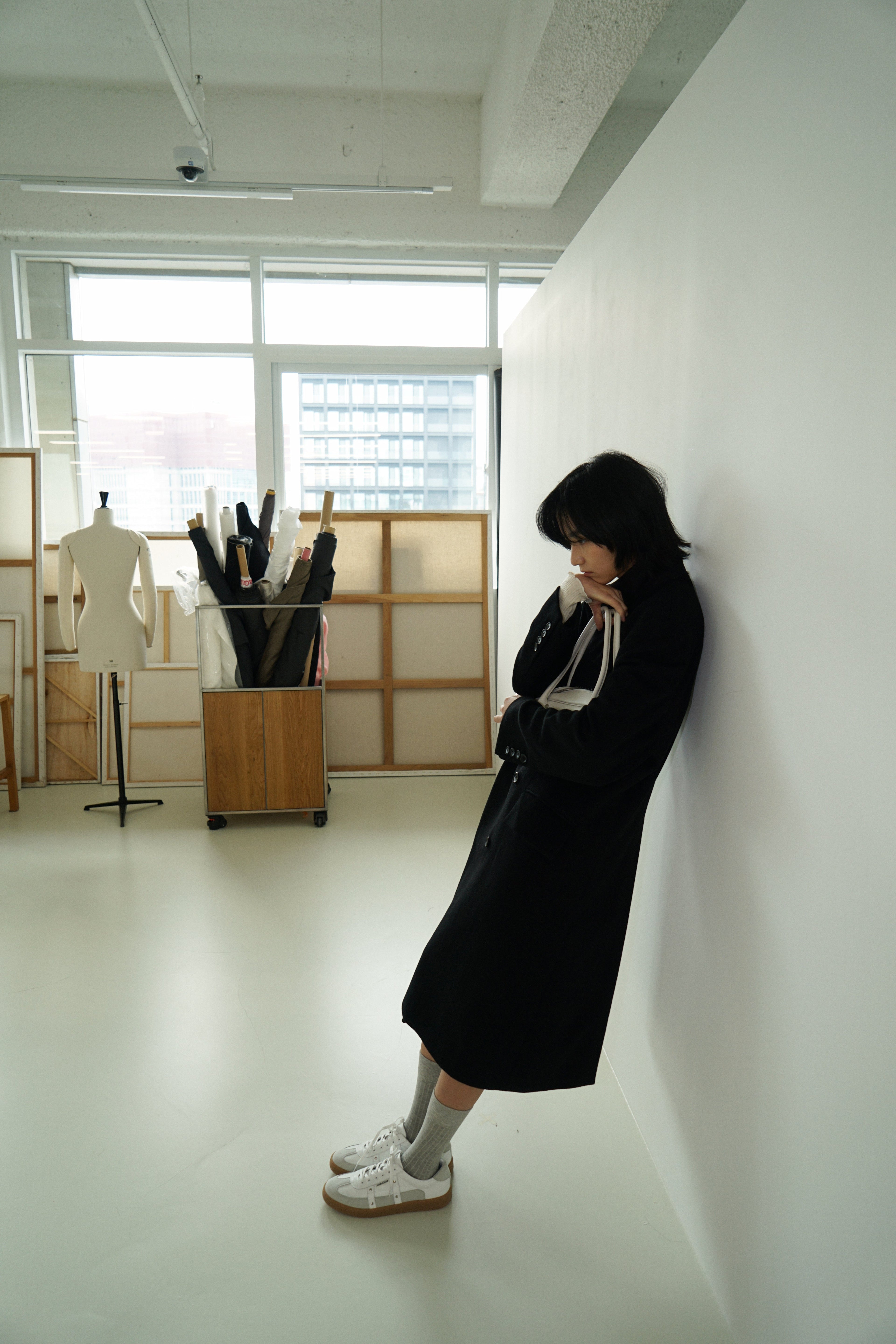Kimhe Kim - Daniel Double Brestead Coat (Black) product image 9 | TRAB K-Fashion Australia