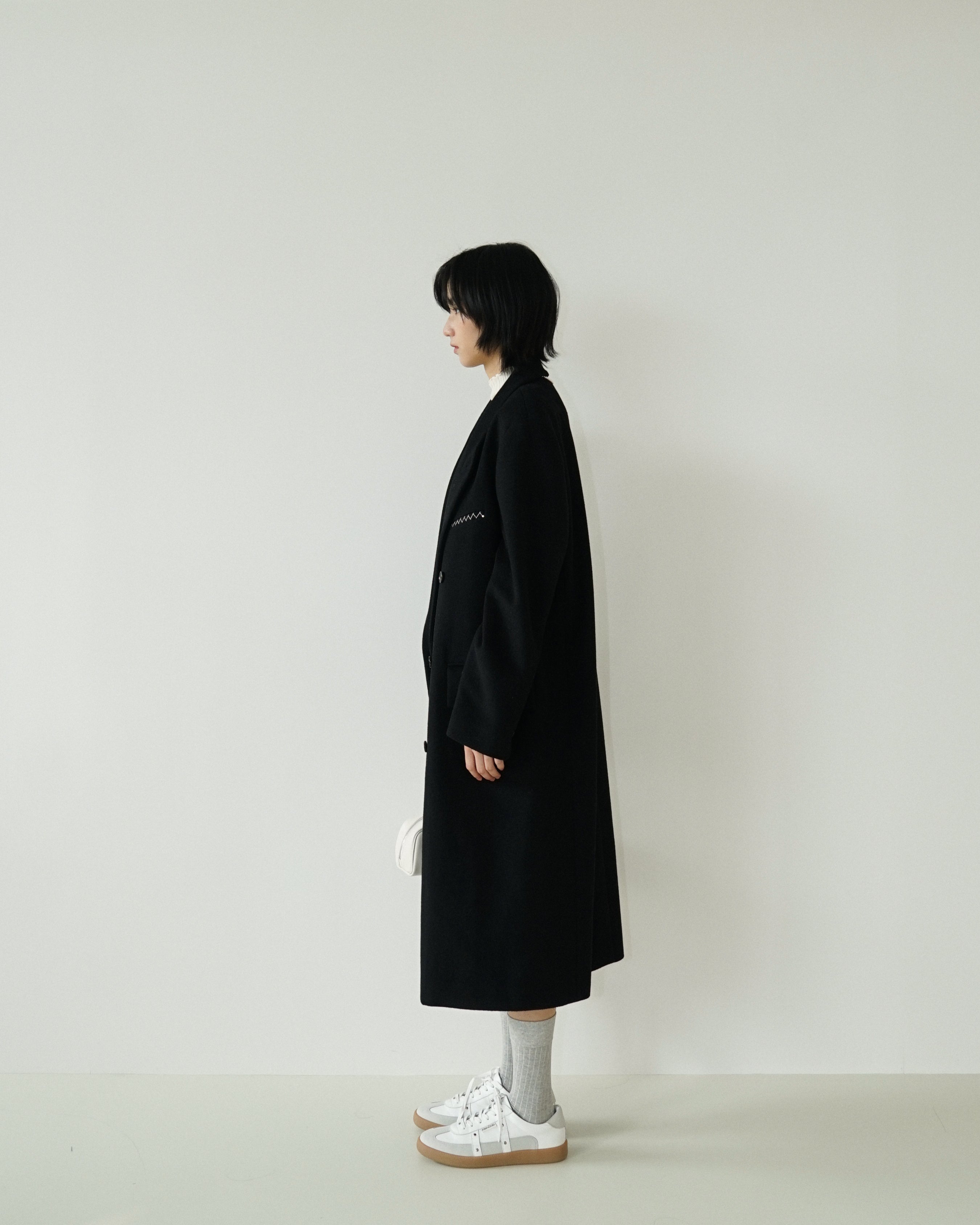 Kimhe Kim - Daniel Double Brestead Coat (Black) product image 3 | TRAB K-Fashion Australia