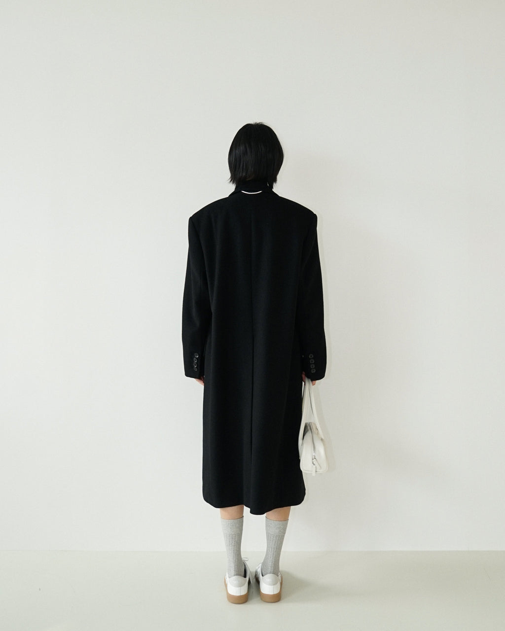 Kimhe Kim - Daniel Double Brestead Coat (Black) product image 4 | TRAB K-Fashion Australia