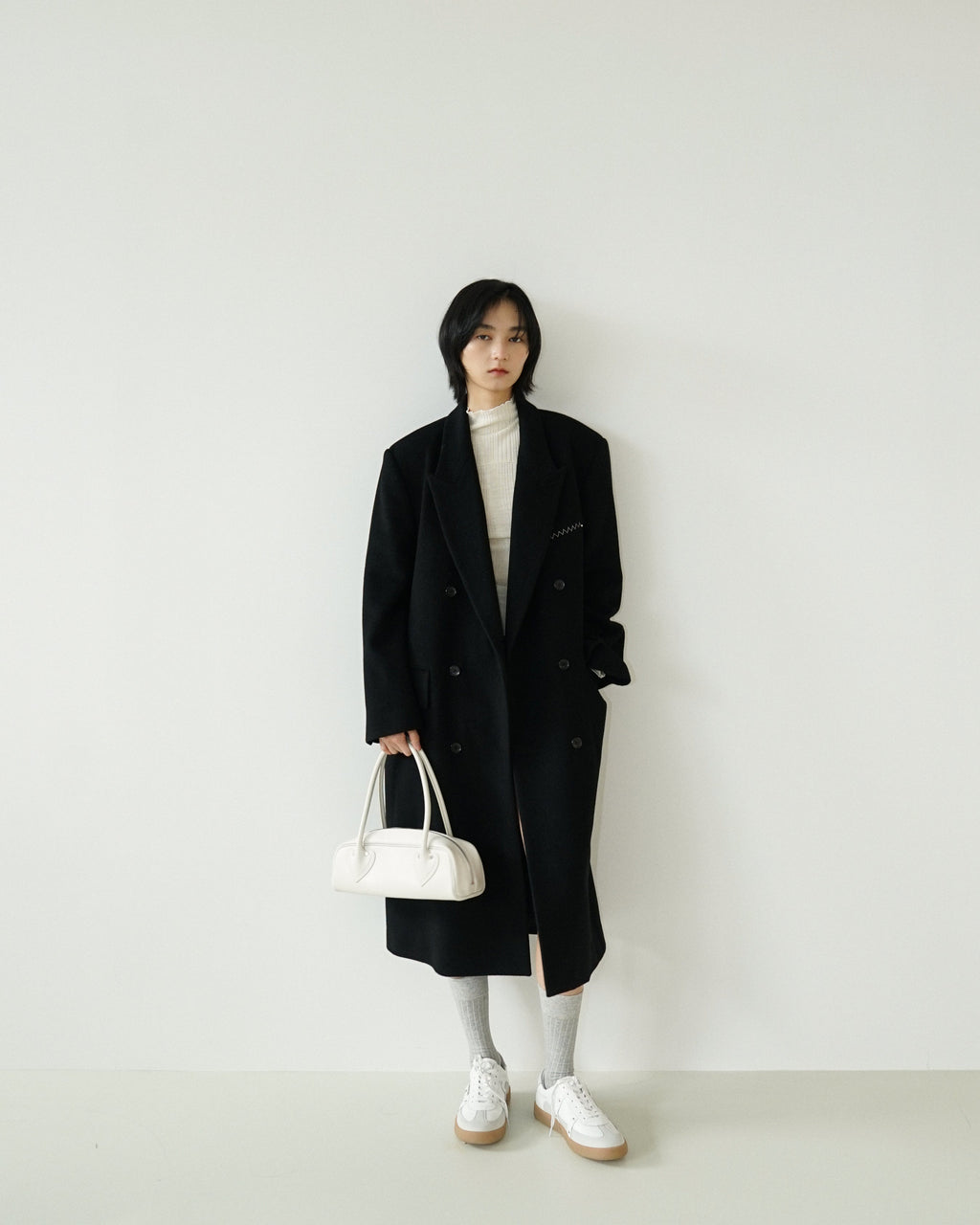 Kimhe Kim - Daniel Double Brestead Coat (Black) product image 5 | TRAB K-Fashion Australia