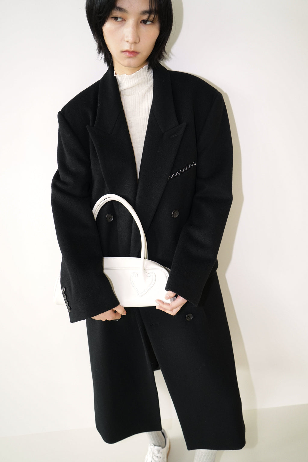 Kimhe Kim - Daniel Double Brestead Coat (Black) product image 11 | TRAB K-Fashion Australia