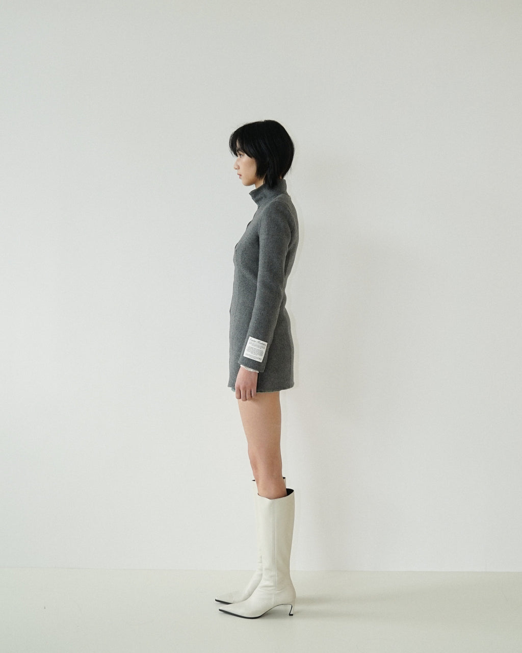 Kimhe Kim - Stockman Cashmere Jacket (Grey) product image 3 | TRAB K-Fashion Australia
