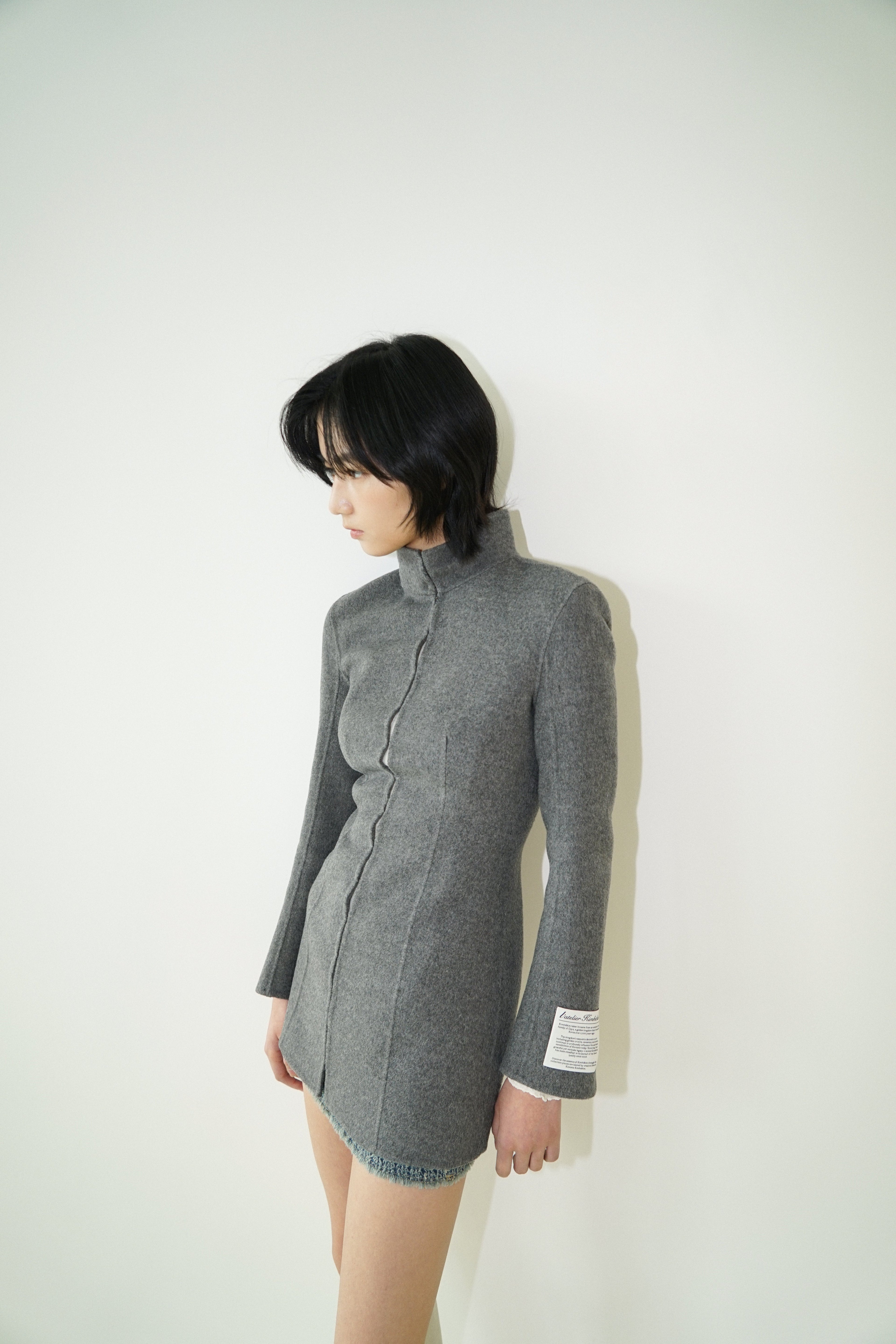Kimhe Kim - Stockman Cashmere Jacket (Grey) product image 6 | TRAB K-Fashion Australia