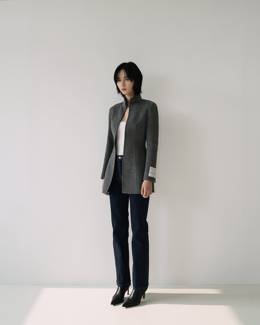Kimhe Kim - Stockman Cashmere Jacket (Grey) product image 11 | TRAB K-Fashion Australia