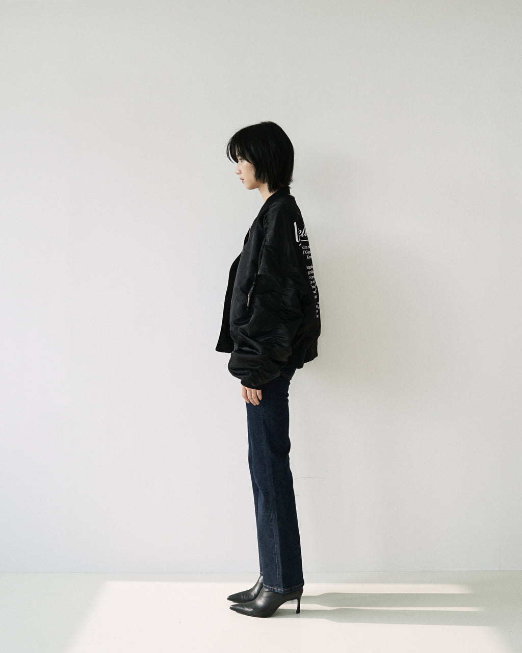 Kimhe Kim - Atelier Kimhekim Bomber Jacket (Black) product image 4 | TRAB K-Fashion Australia