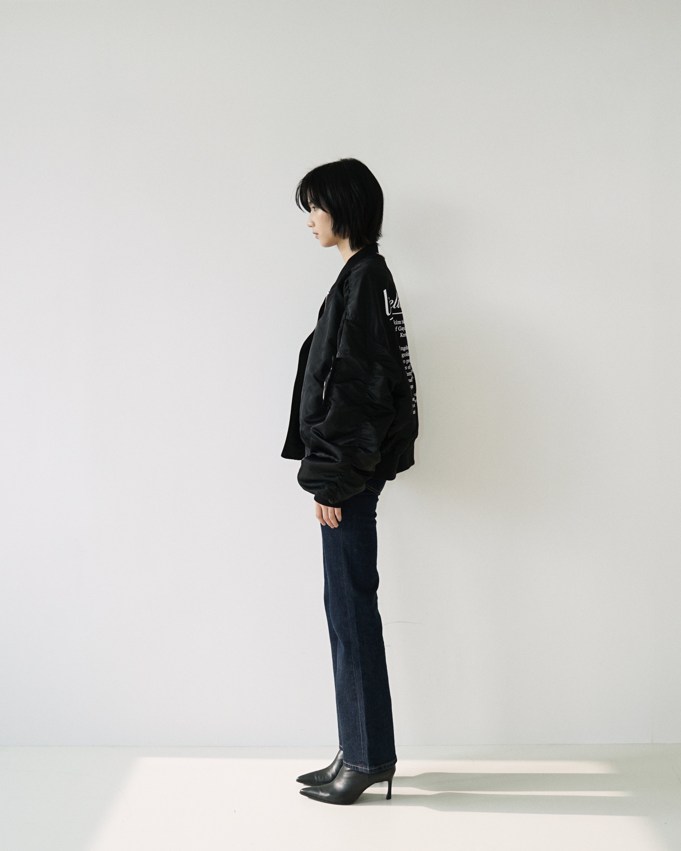 Kimhe Kim - Atelier Kimhekim Bomber Jacket (Black) product image 4 | TRAB K-Fashion Australia