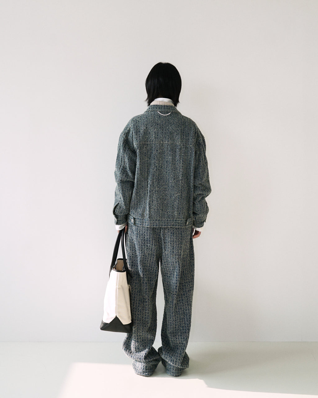 Kimhe Kim - Denim Tweed Jacket (Blue) product image 4 | TRAB K-Fashion Australia