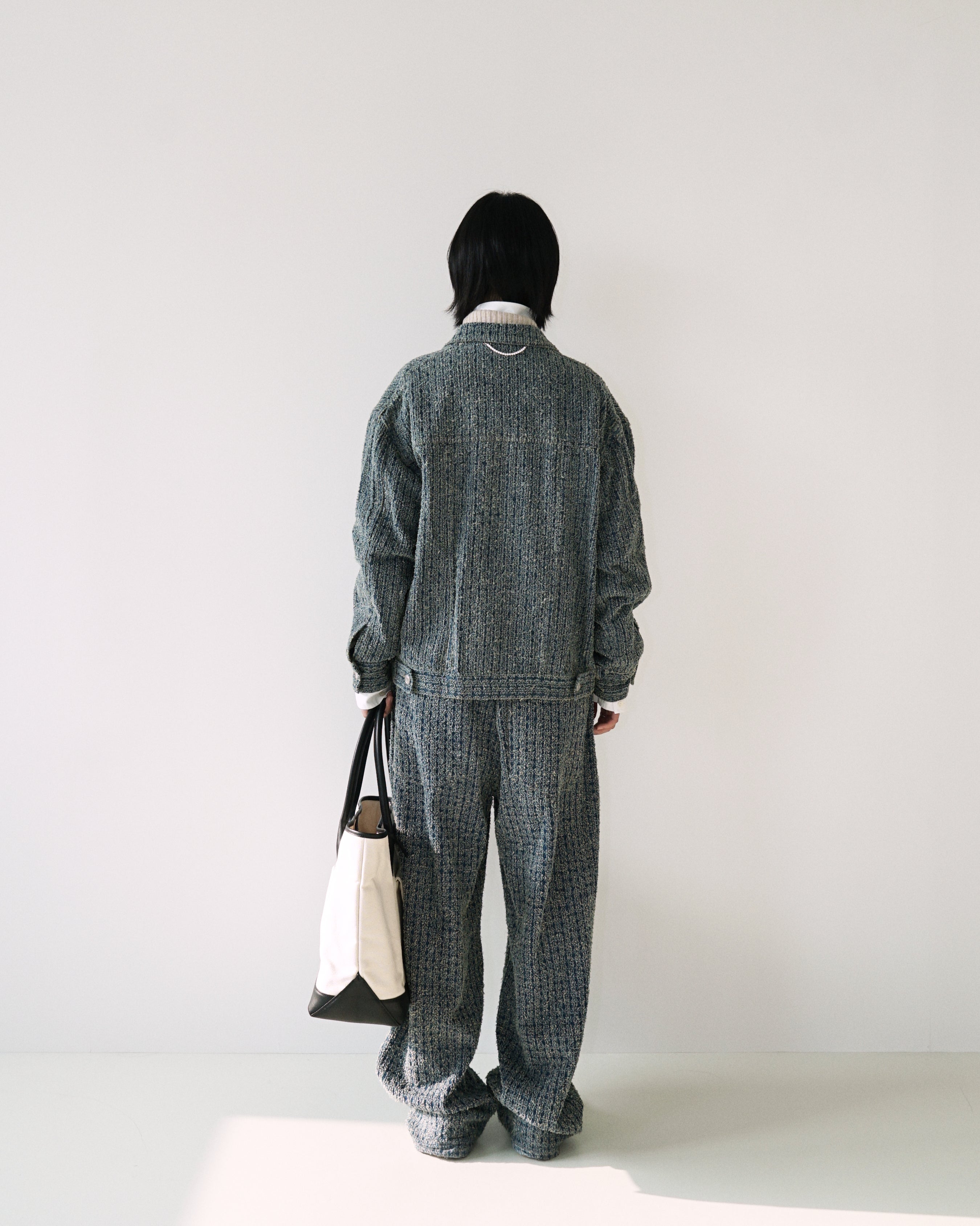 Kimhe Kim - Denim Tweed Jacket (Blue) product image 4 | TRAB K-Fashion Australia