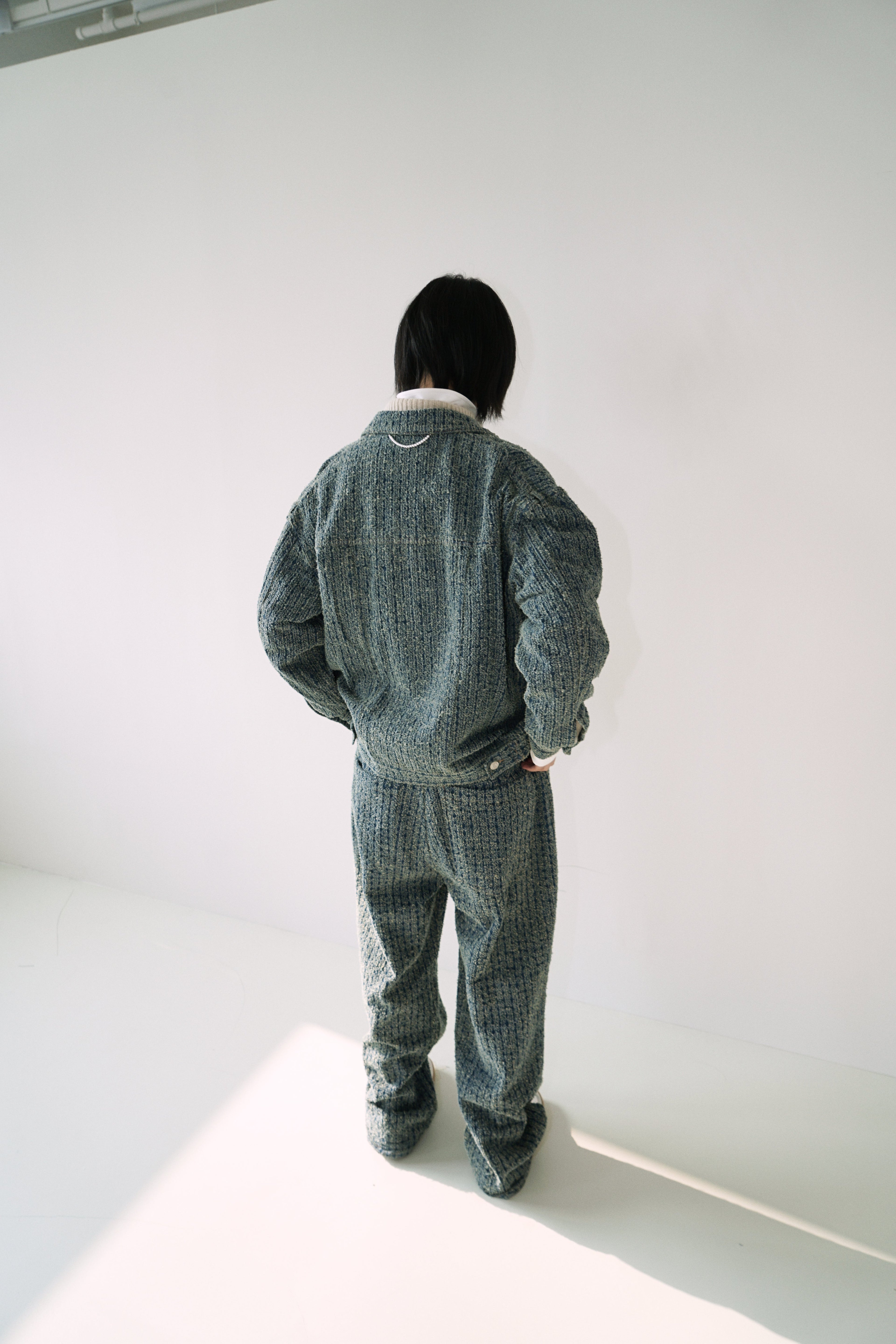 Kimhe Kim - Denim Tweed Jacket (Blue) product image 10 | TRAB K-Fashion Australia