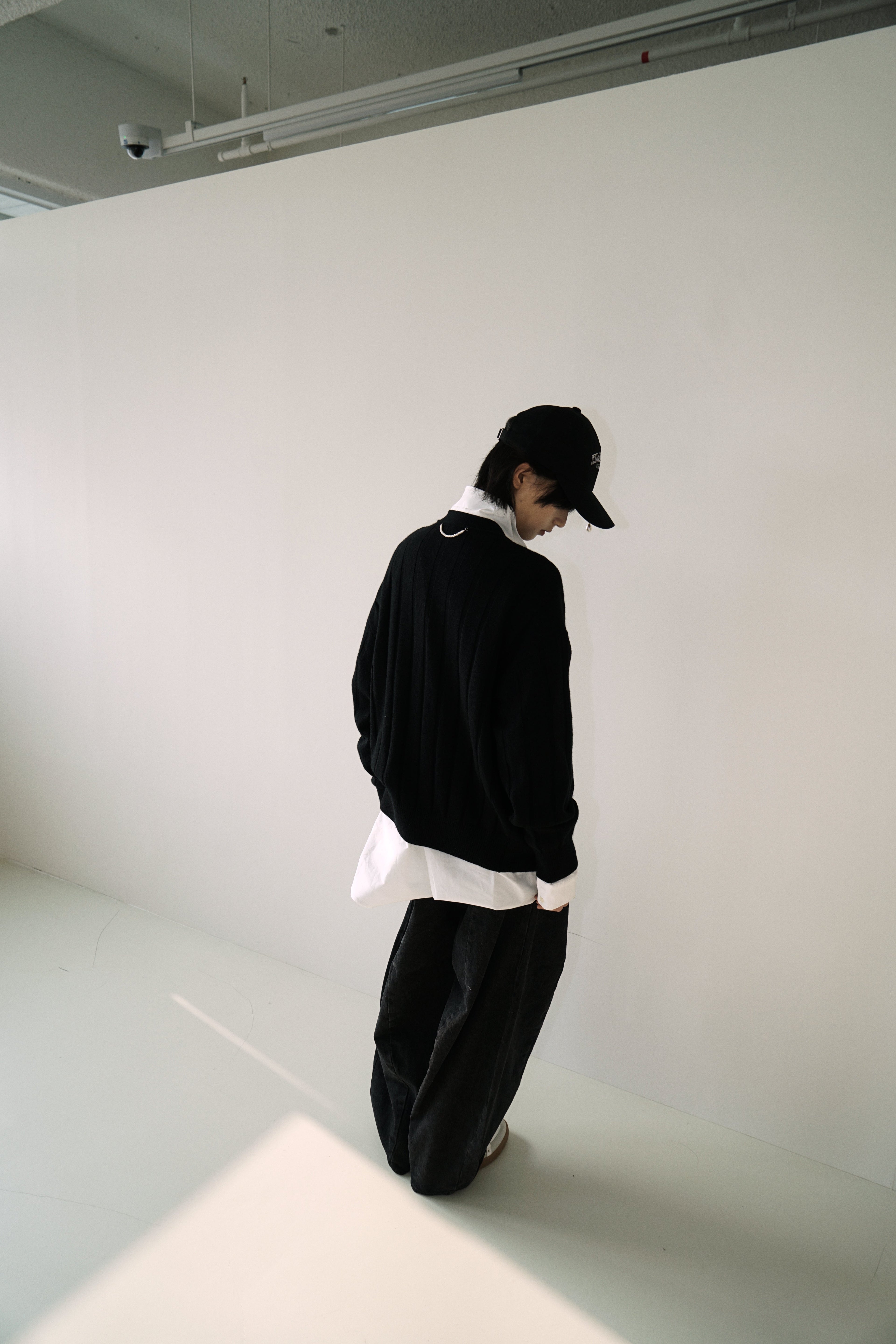 Kimhe Kim - Pearl Embellished V-Neck Cardigan (Black) product image 8 | TRAB K-Fashion Australia