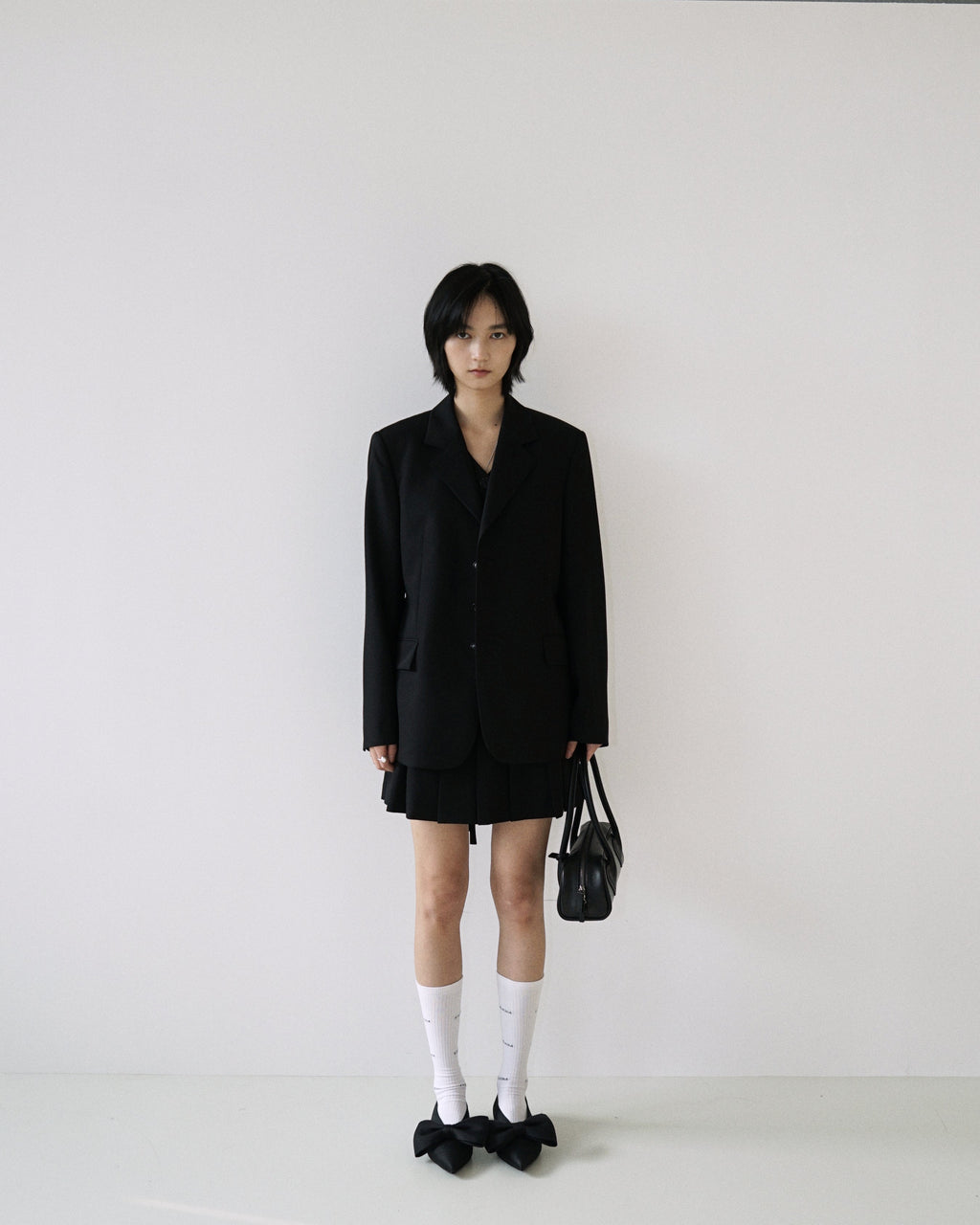 Kimhe Kim - Ella String Tailoring Jacket (Black) product image 2 | TRAB K-Fashion Australia
