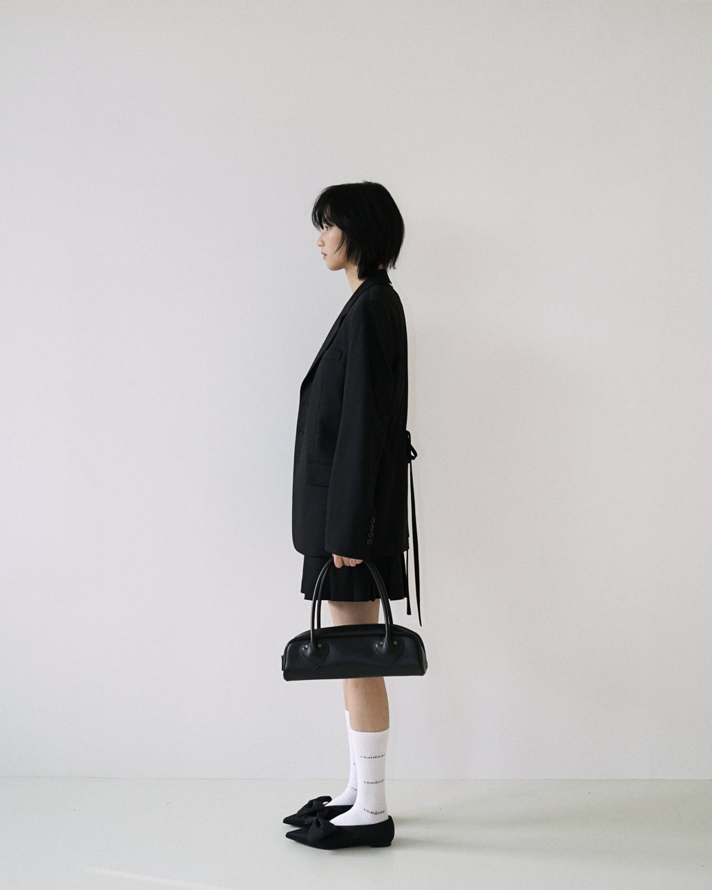 Kimhe Kim - Ella String Tailoring Jacket (Black) product image 4 | TRAB K-Fashion Australia