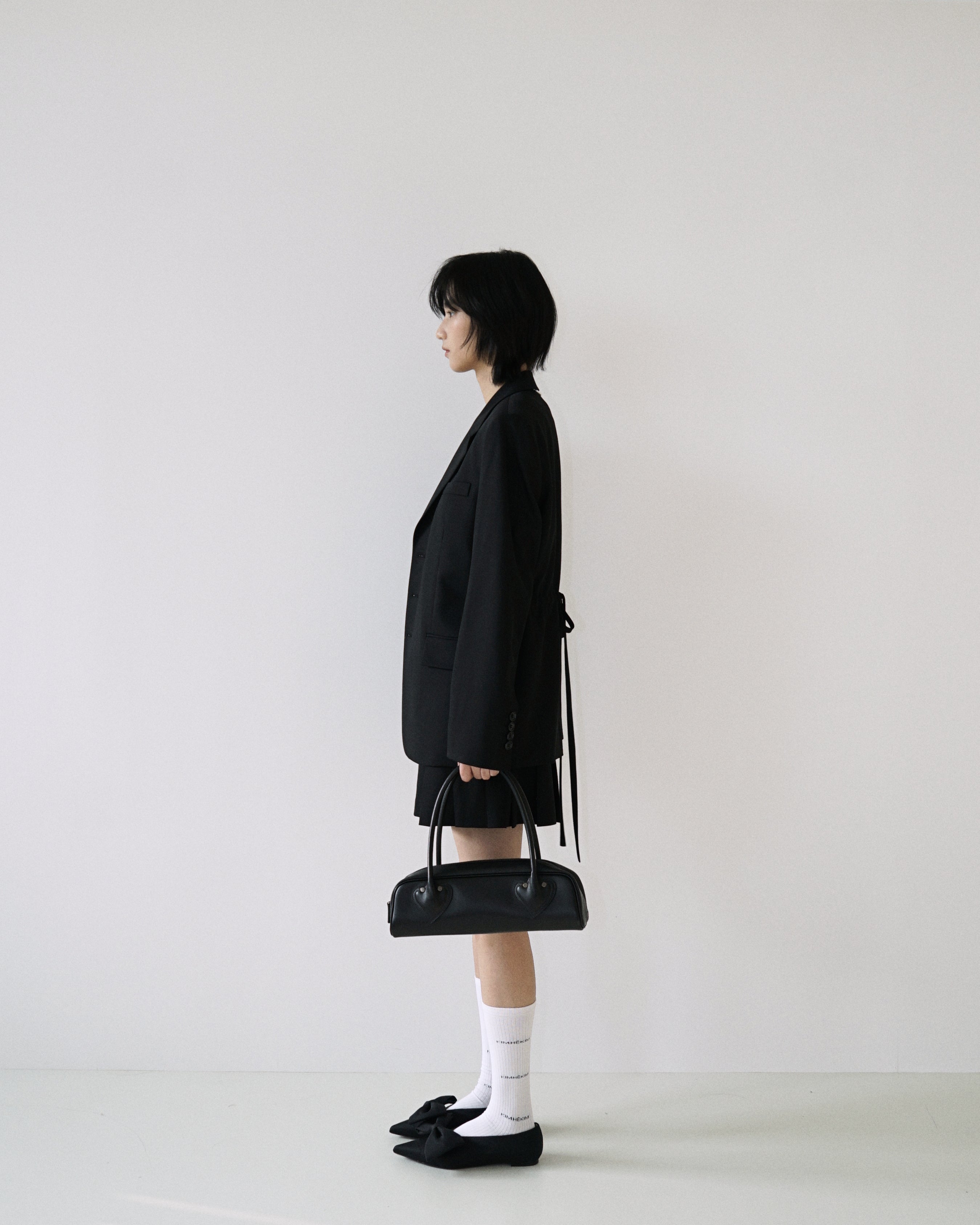 Kimhe Kim - Ella String Tailoring Jacket (Black) product image 4 | TRAB K-Fashion Australia