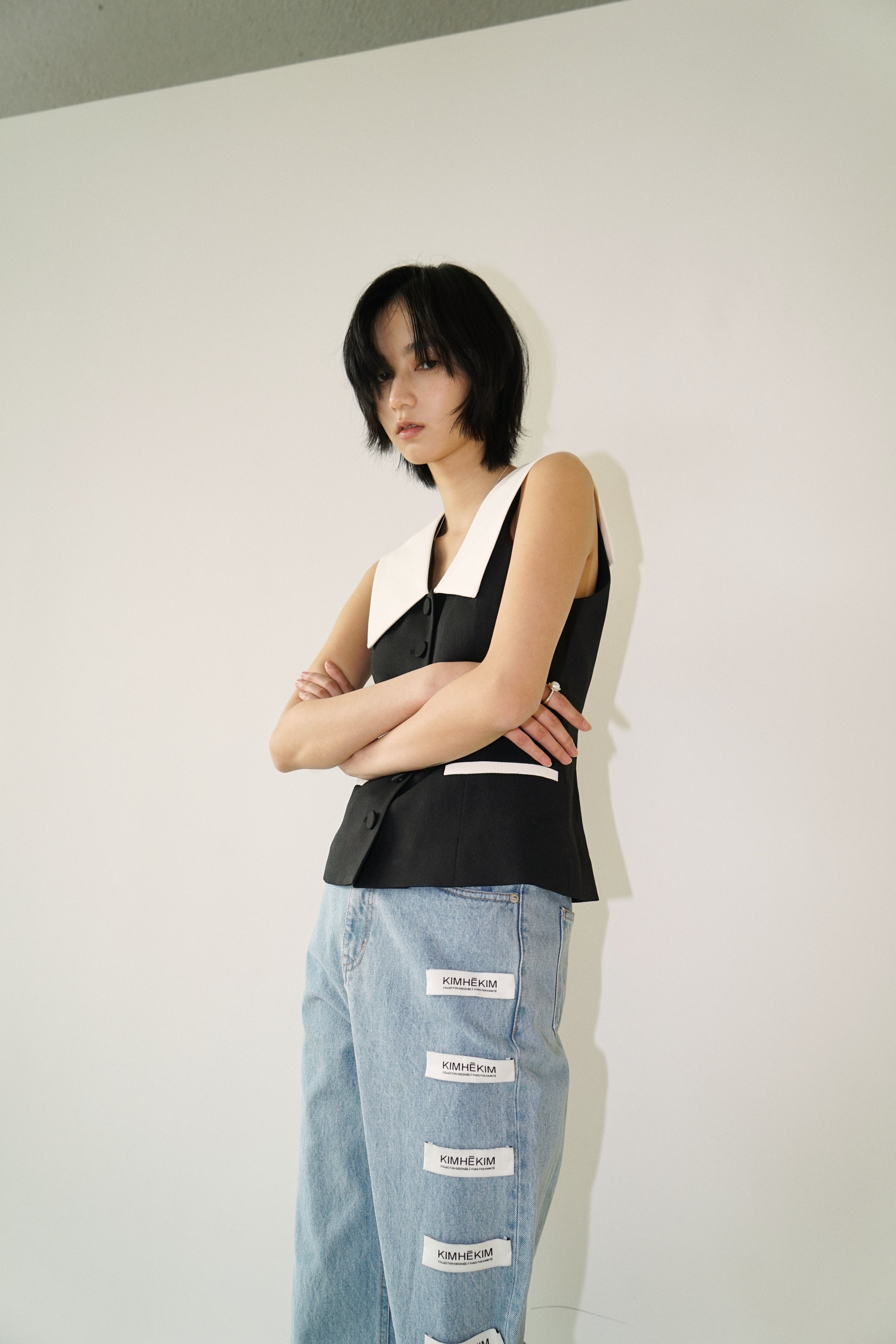 Kimhe Kim - Sarah Label Jeans (Sky Blue) product image 6 | TRAB K-Fashion Australia