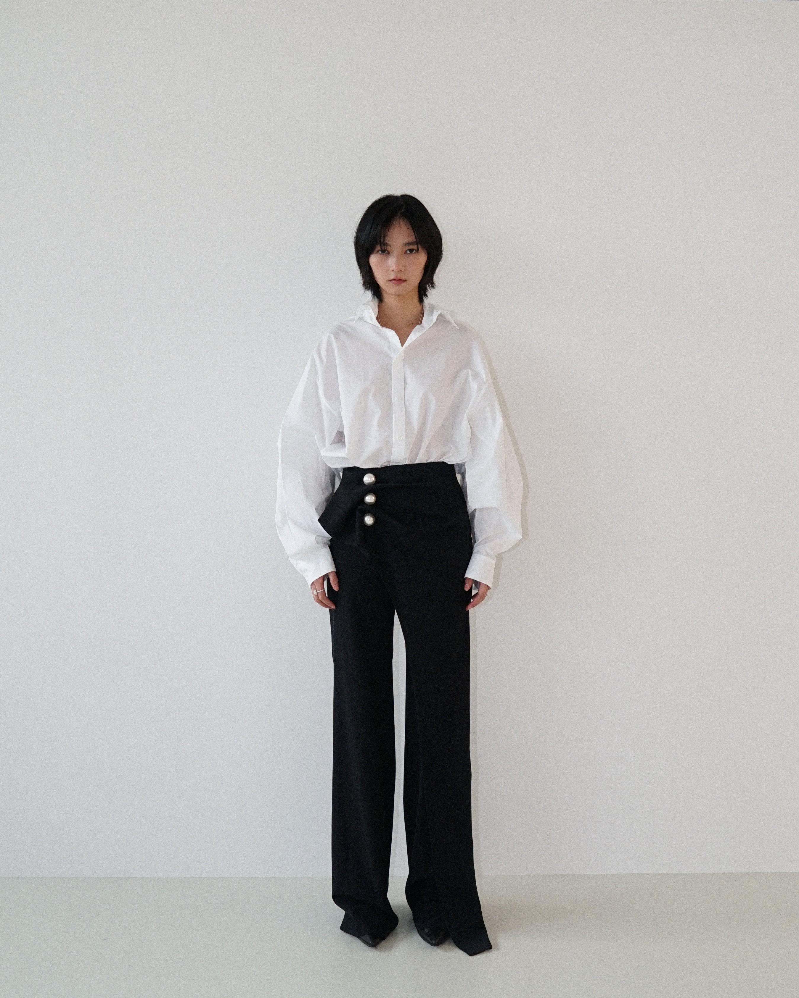 Kimhe Kim - Venus Wrap Pants (Black) product image 2 | TRAB K-Fashion Australia