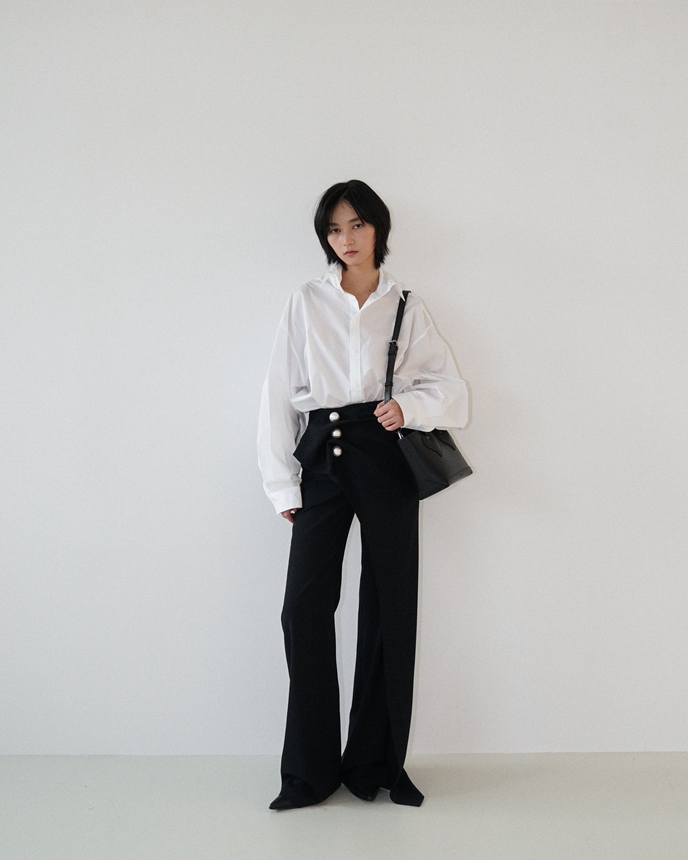 Kimhe Kim - Venus Wrap Pants (Black) product image 9 | TRAB K-Fashion Australia