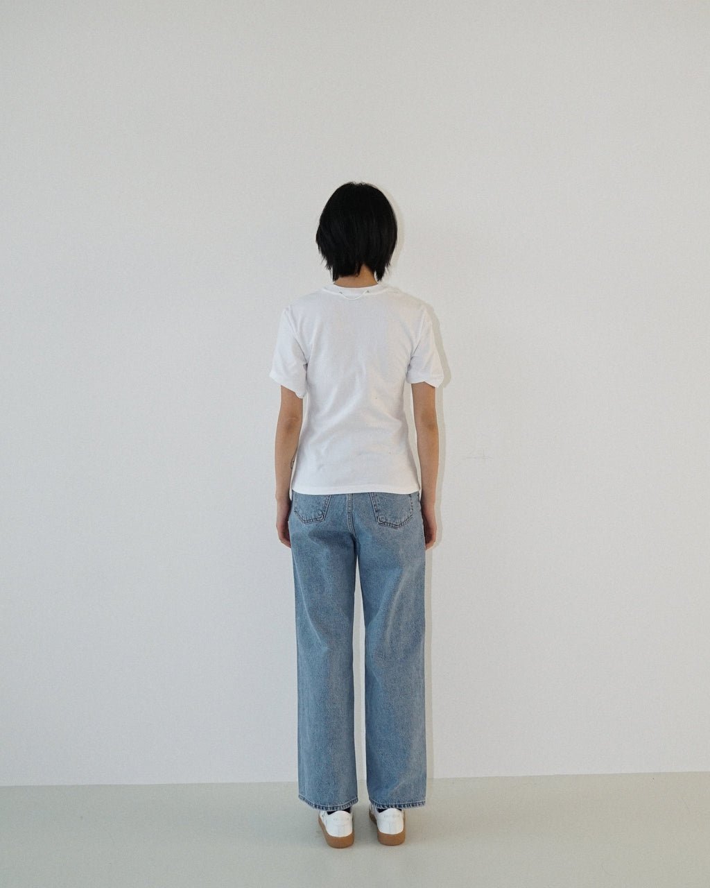 Kimhe Kim - Heart Patches Jeans (Sky Blue/Black) product image 5 | TRAB K-Fashion Australia