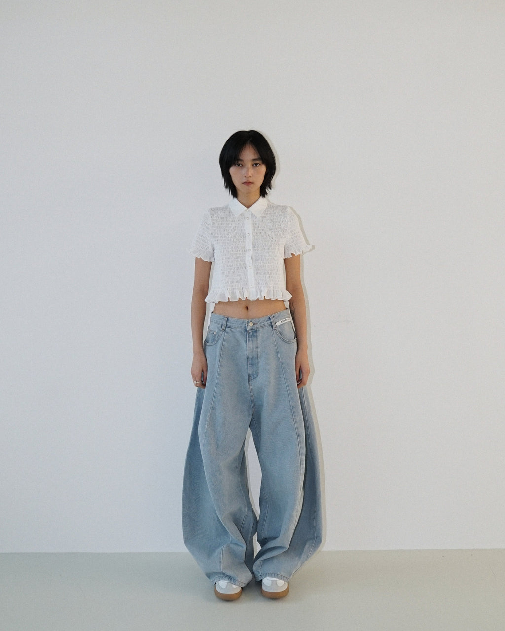 Kimhe Kim - Balloon Denim Pants (Sky Blue) product image 10 | TRAB K-Fashion Australia