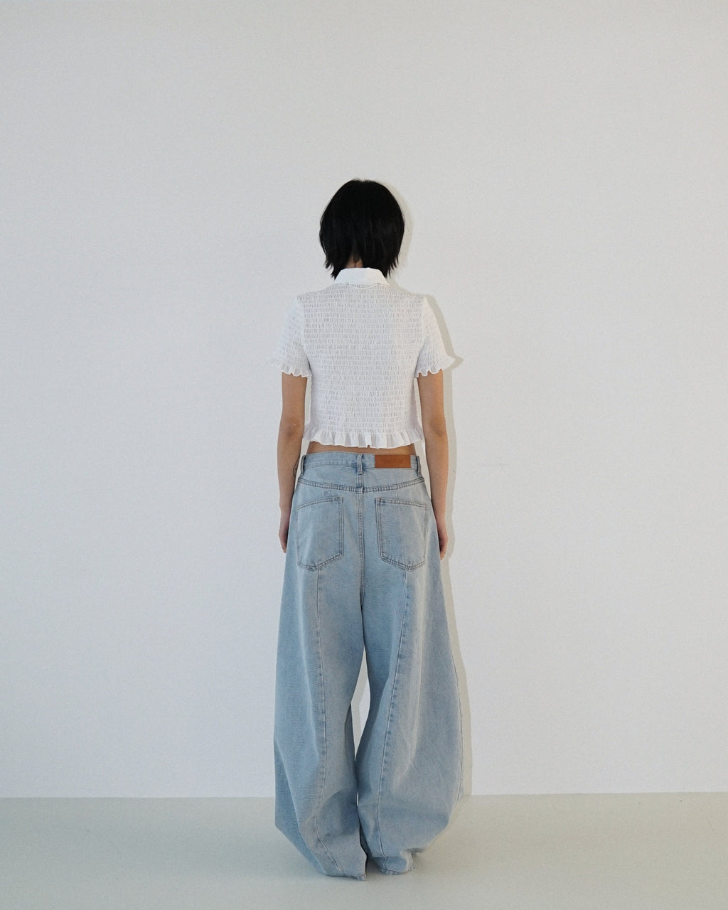 Kimhe Kim - Balloon Denim Pants (Sky Blue) product image 11 | TRAB K-Fashion Australia