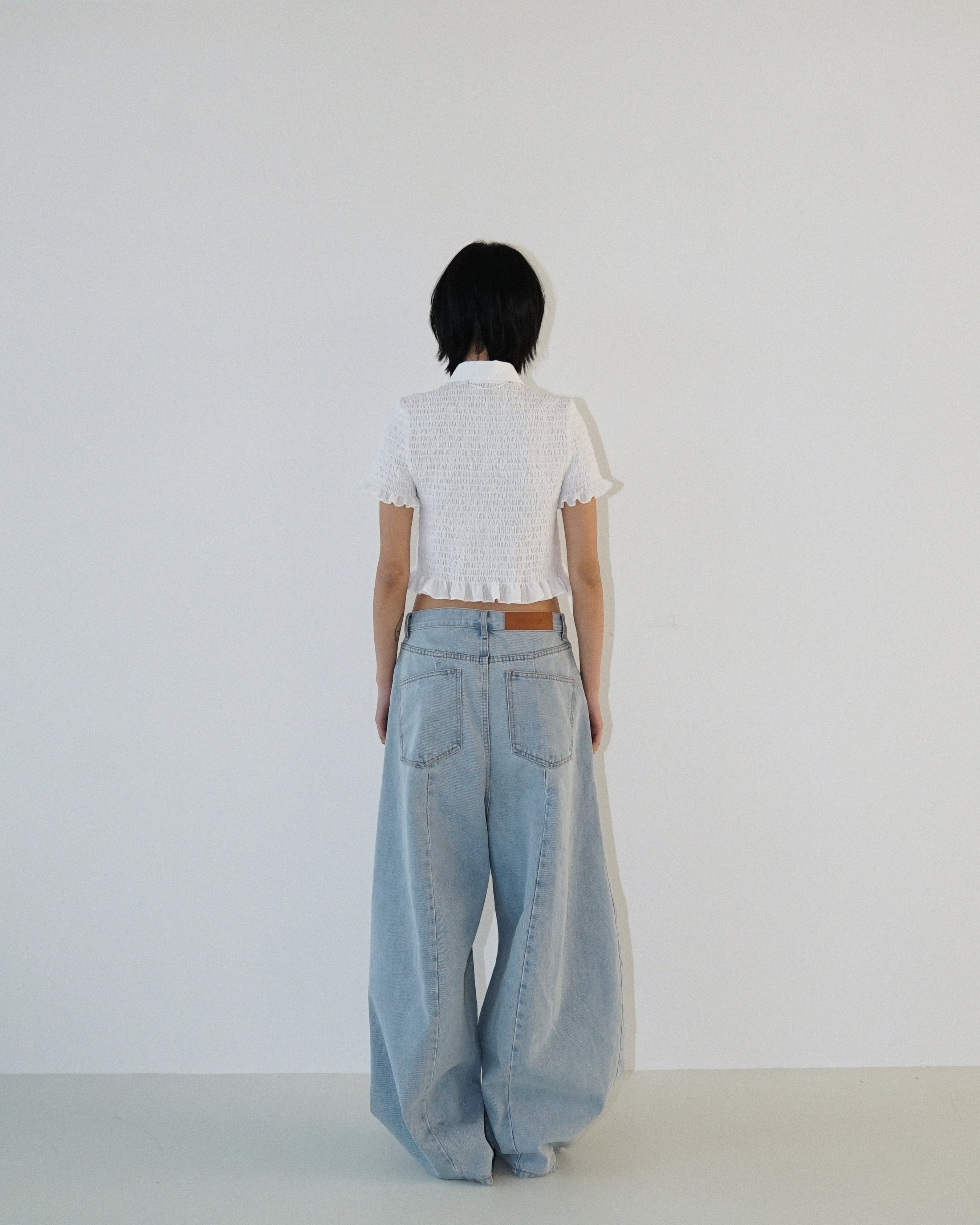 Kimhe Kim - Balloon Denim Pants (Sky Blue) product image 11 | TRAB K-Fashion Australia