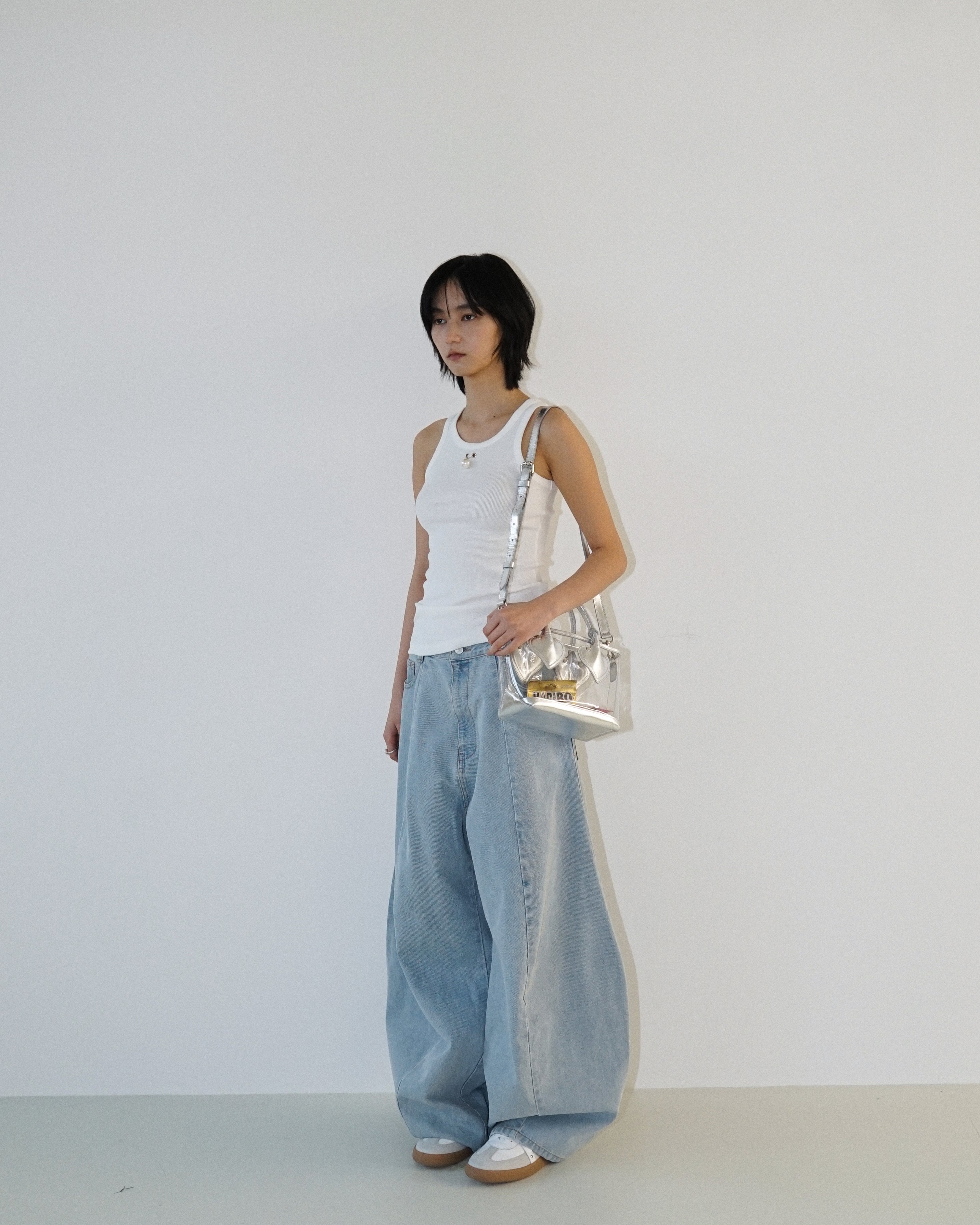 Kimhe Kim - Balloon Denim Pants (Sky Blue) product image 6 | TRAB K-Fashion Australia