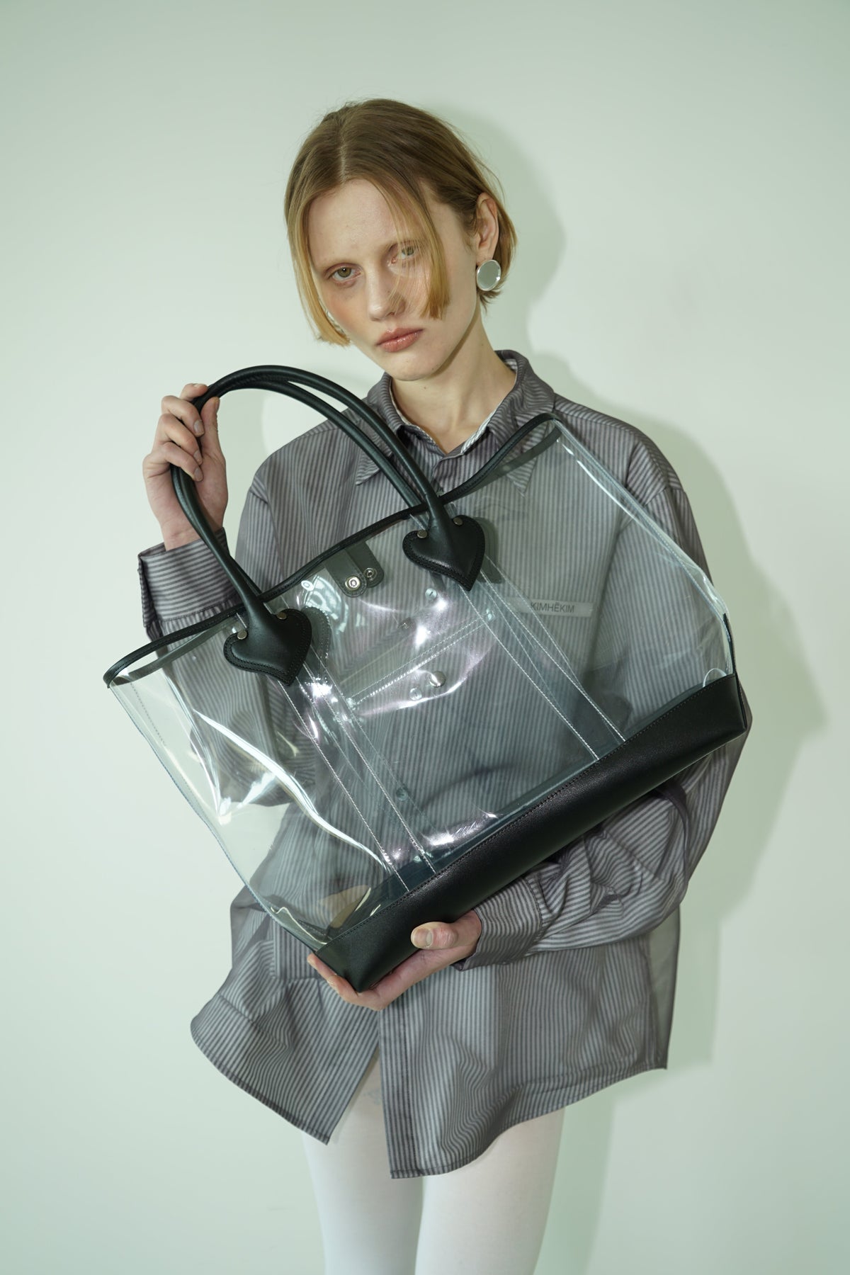 Kimhe Kim - L'amour Transparent Tote Bag (Transparent) product image 1 | TRAB K-Fashion Australia