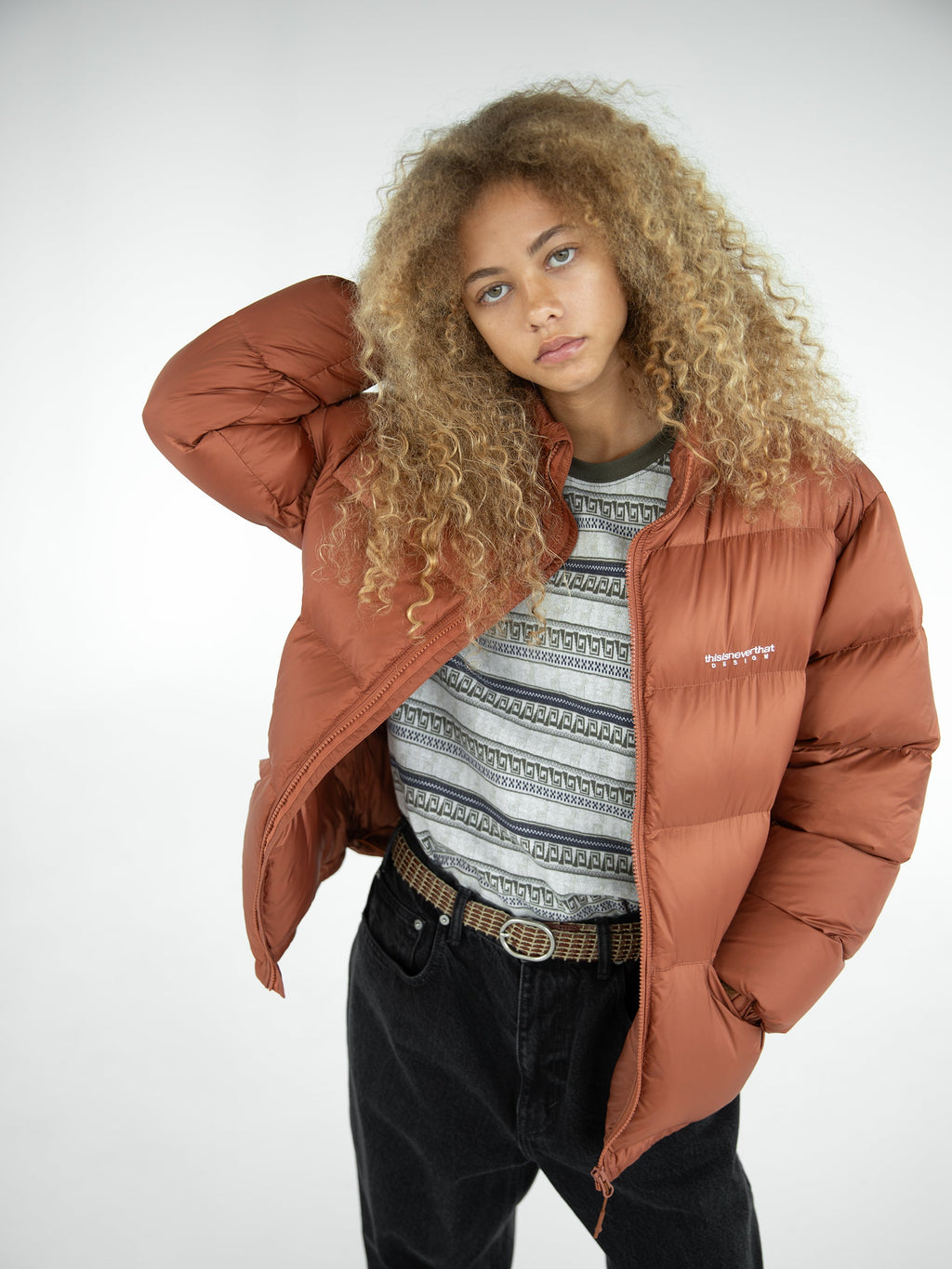 thisisneverthat - DSN Down Puffer Jacket (brown) product image 6 | TRAB K-Fashion Australia