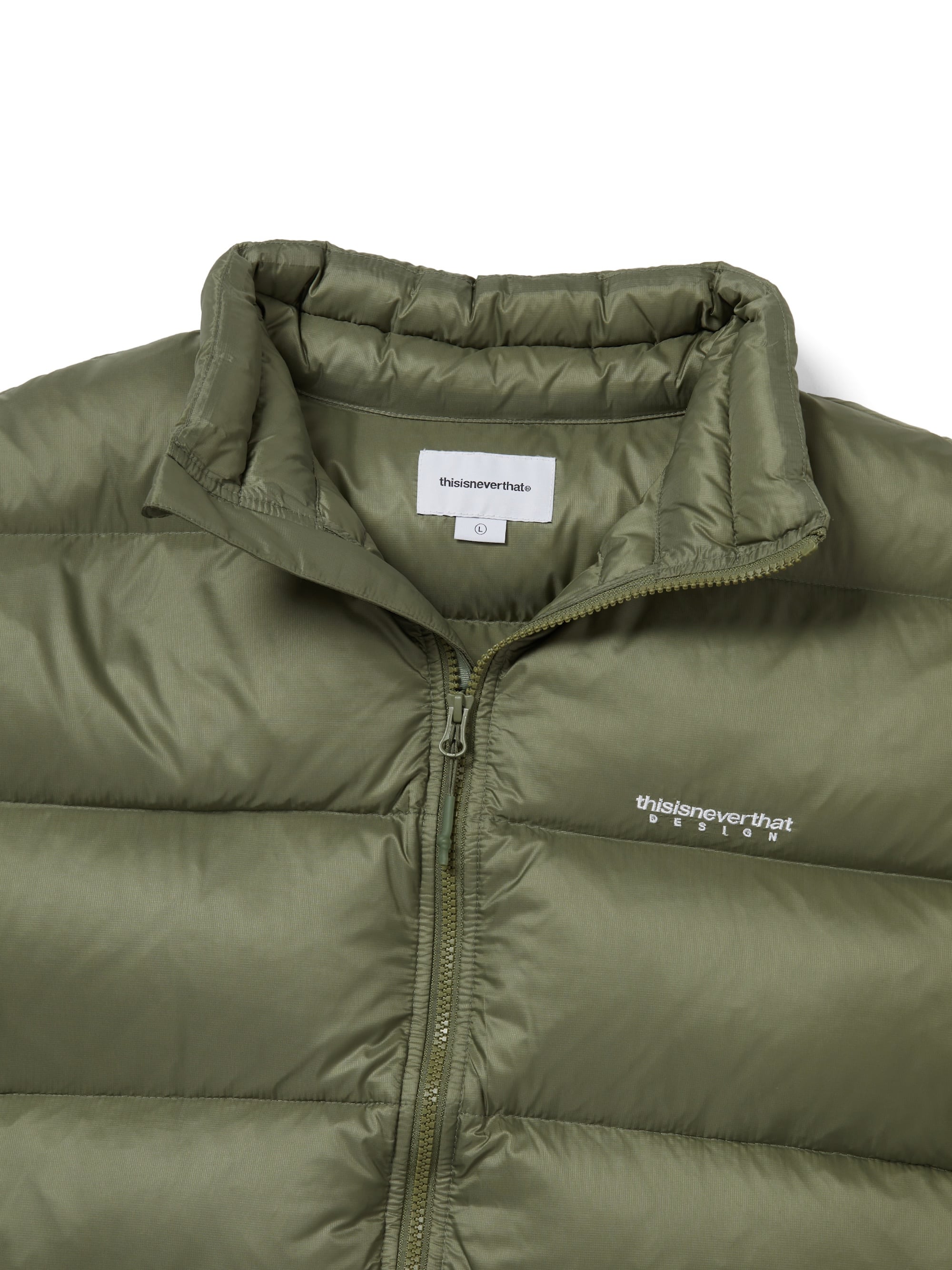 thisisneverthat - DSN Down Puffer Jacket (olive) product image 2 | TRAB K-Fashion Australia
