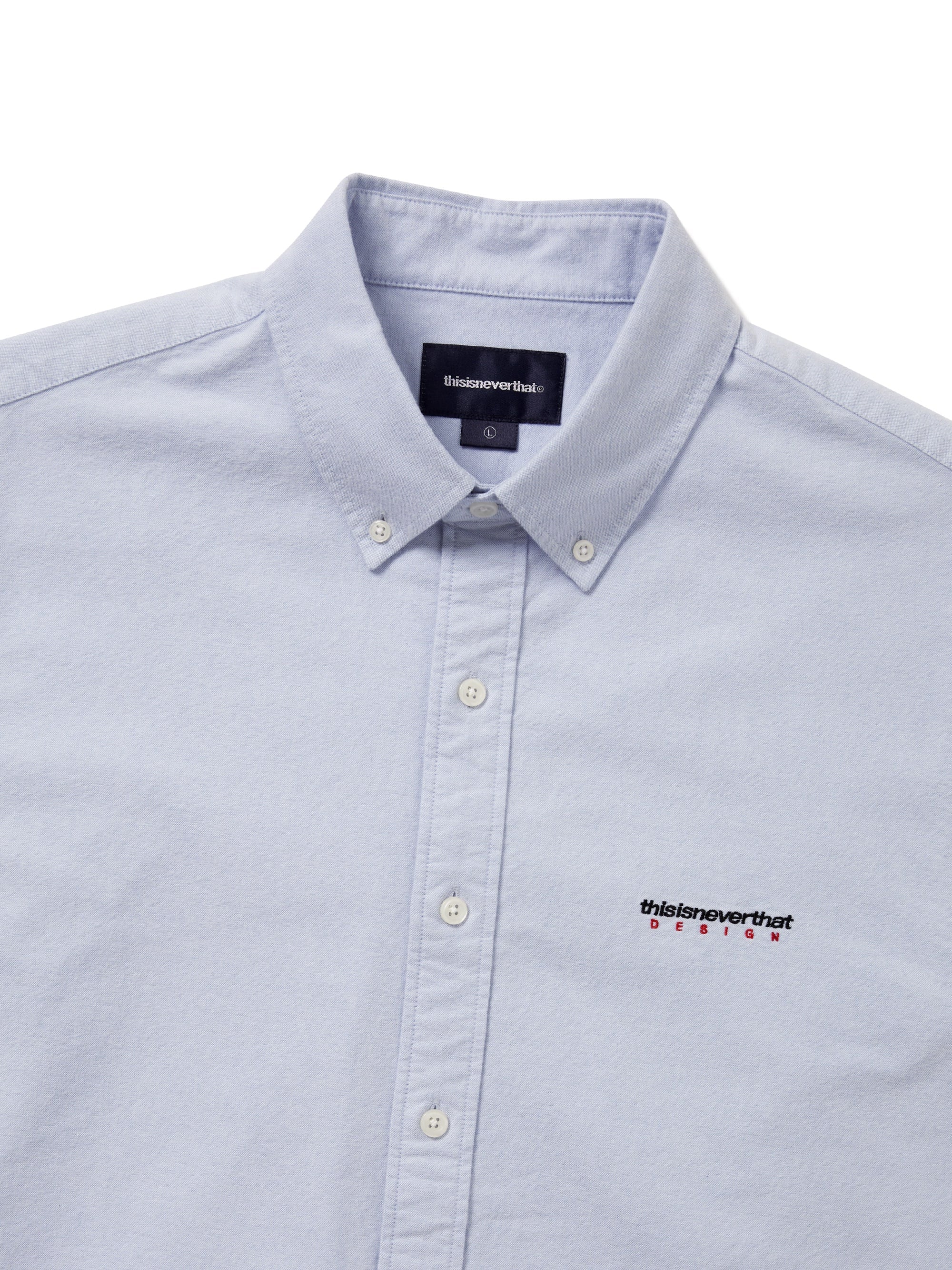 thisisneverthat - DSN Oxford Shirt (Blue) product image 2 | TRAB K-Fashion Australia