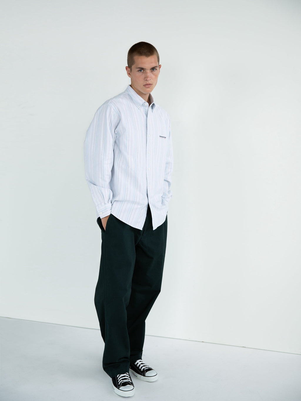 thisisneverthat - DSN Oxford Shirt (Mint) product image 4 | TRAB K-Fashion Australia