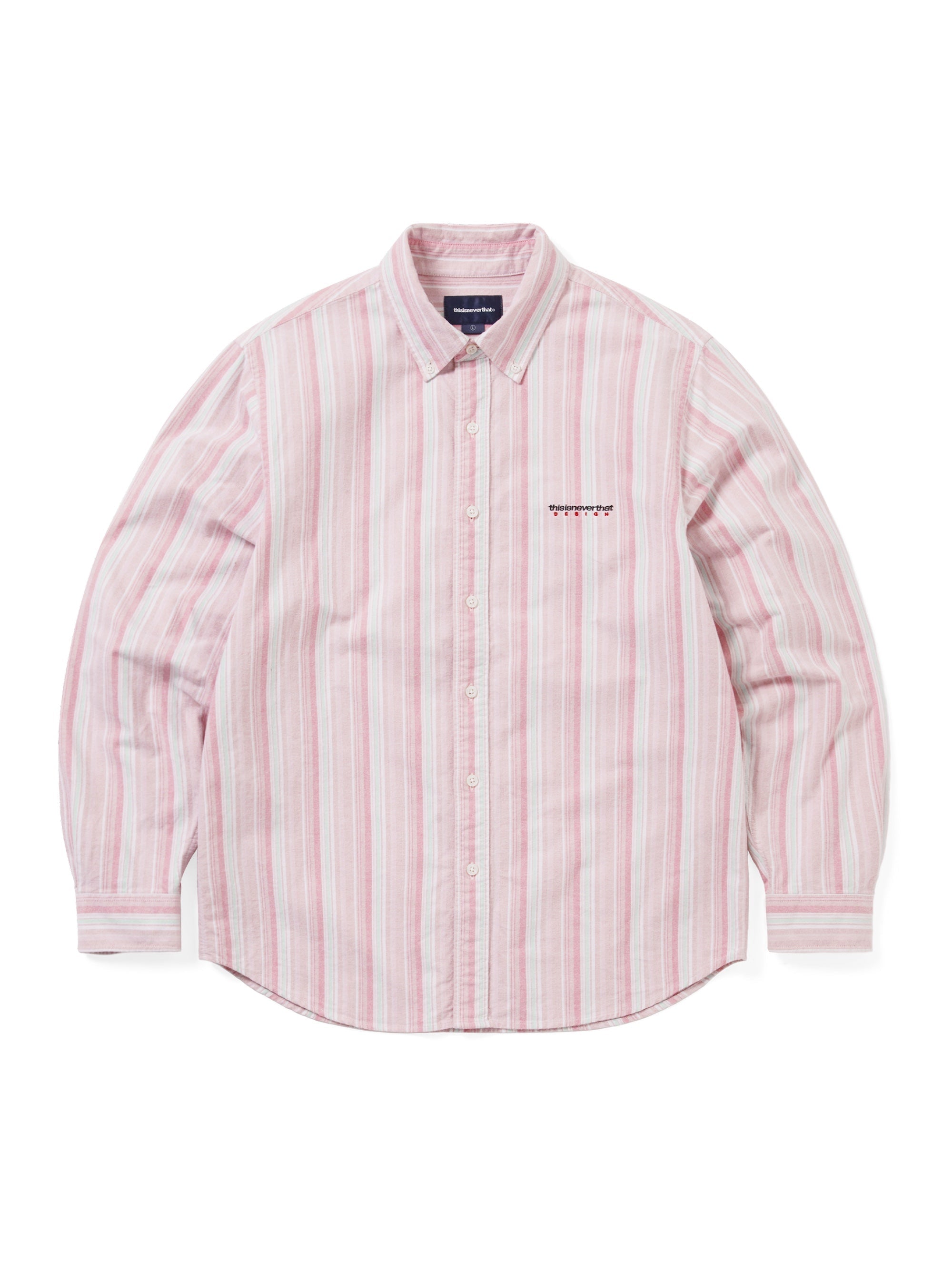 thisisneverthat - DSN Oxford Shirt (Pink) product image 1 | TRAB K-Fashion Australia