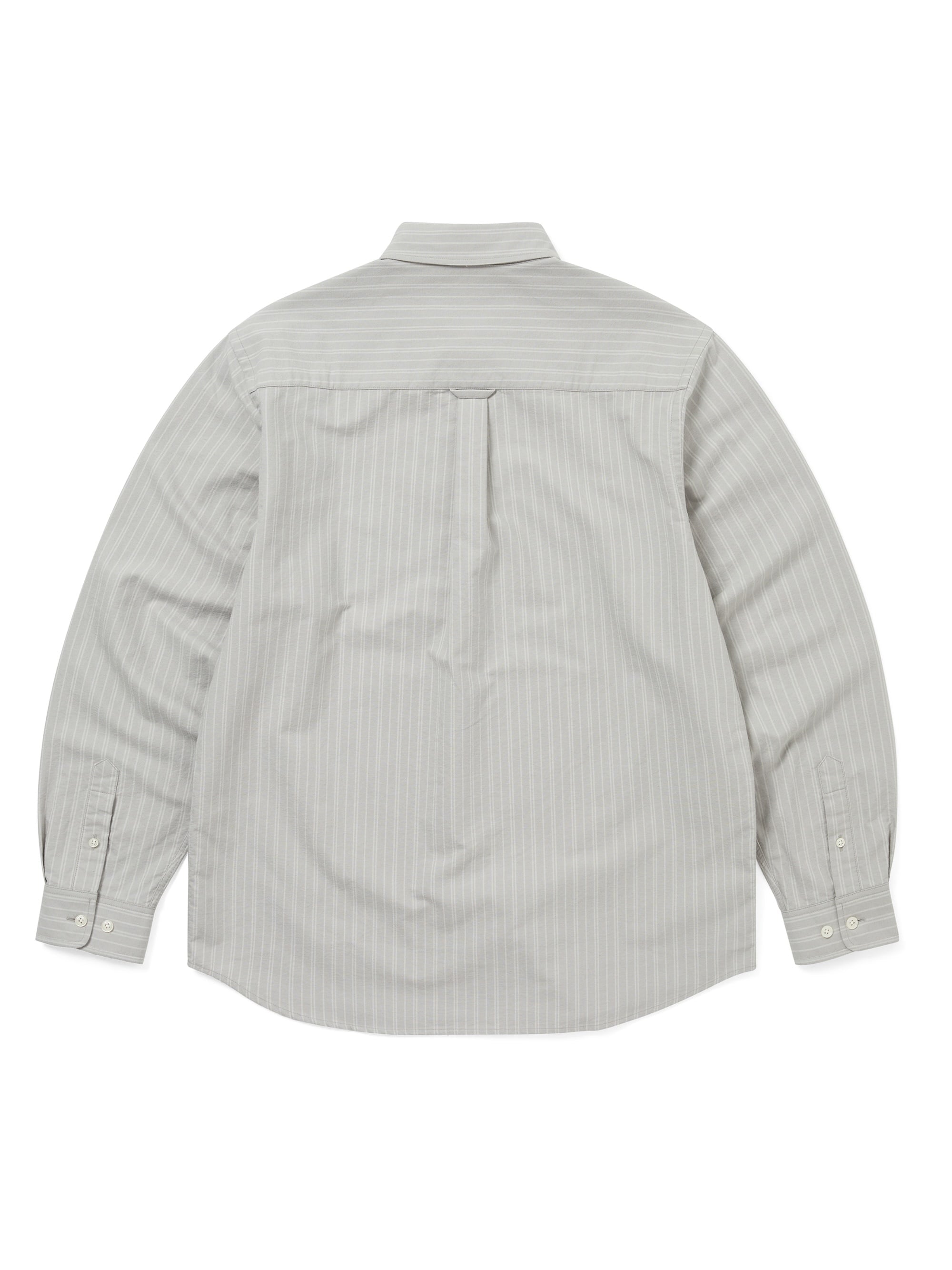 thisisneverthat - DSN Striped Oxford Shirt (Grey) product image 3 | TRAB K-Fashion Australia