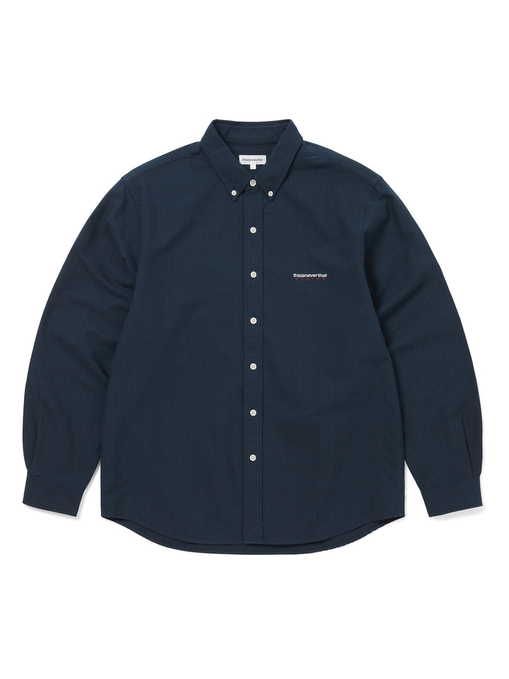 thisisneverthat - DSN Striped Oxford Shirt (Navy) product image 1 | TRAB K-Fashion Australia