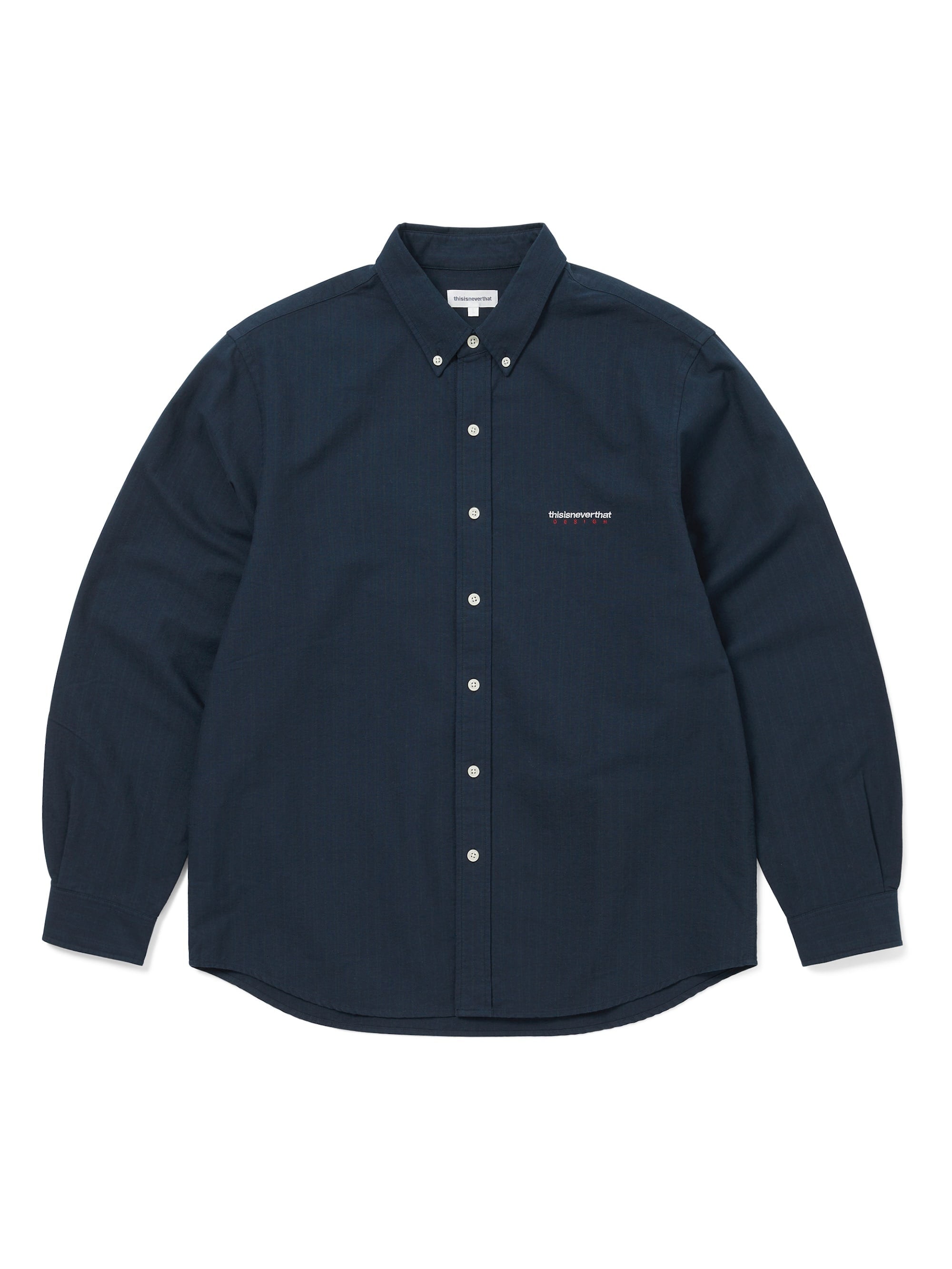 thisisneverthat - DSN Striped Oxford Shirt (Navy) product image 1 | TRAB K-Fashion Australia
