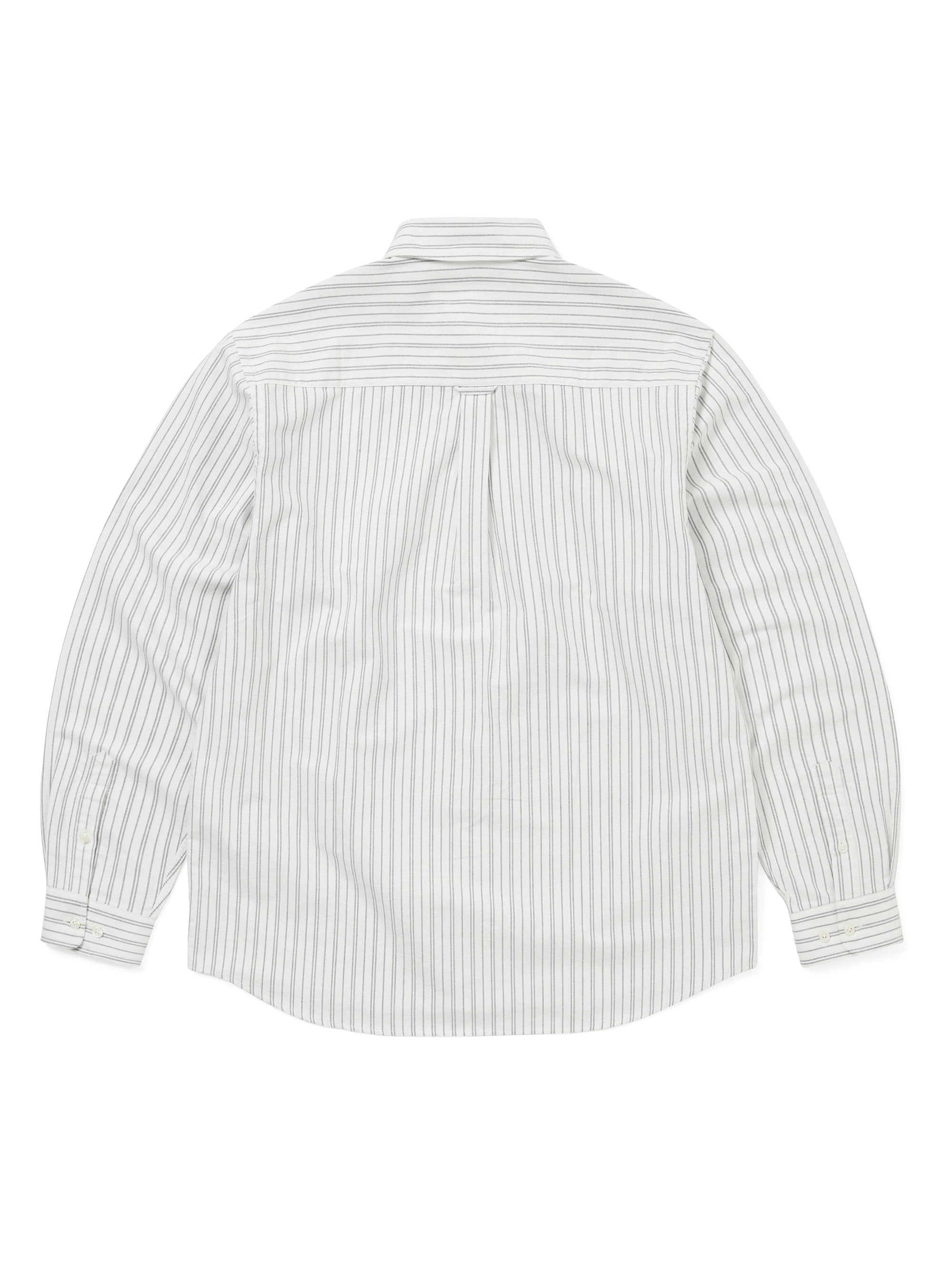 thisisneverthat - DSN Striped Oxford Shirt (Off White) product image 3 | TRAB K-Fashion Australia