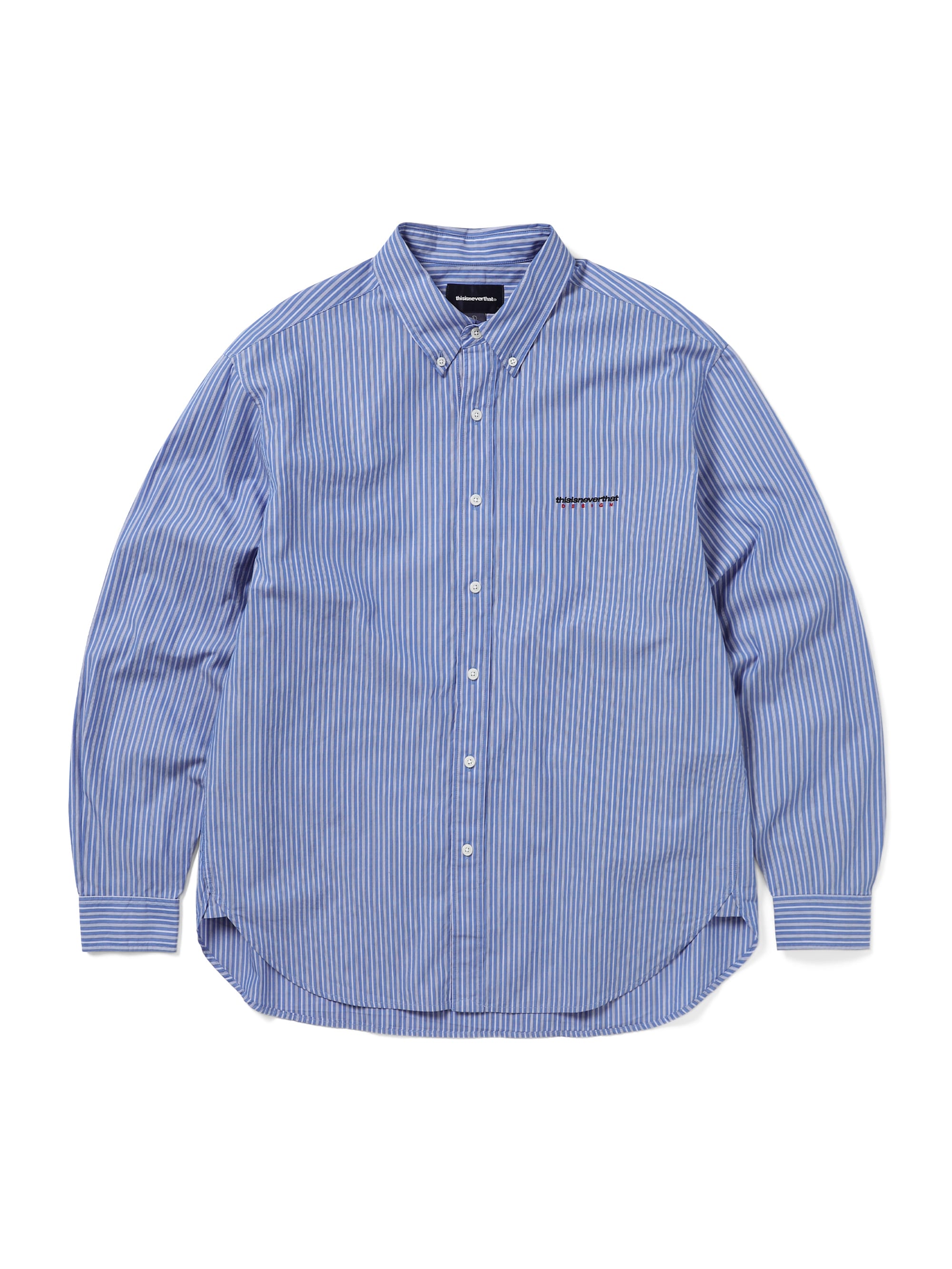 thisisneverthat - DSN Striped Shirt (Blue) product image 1 | TRAB K-Fashion Australia