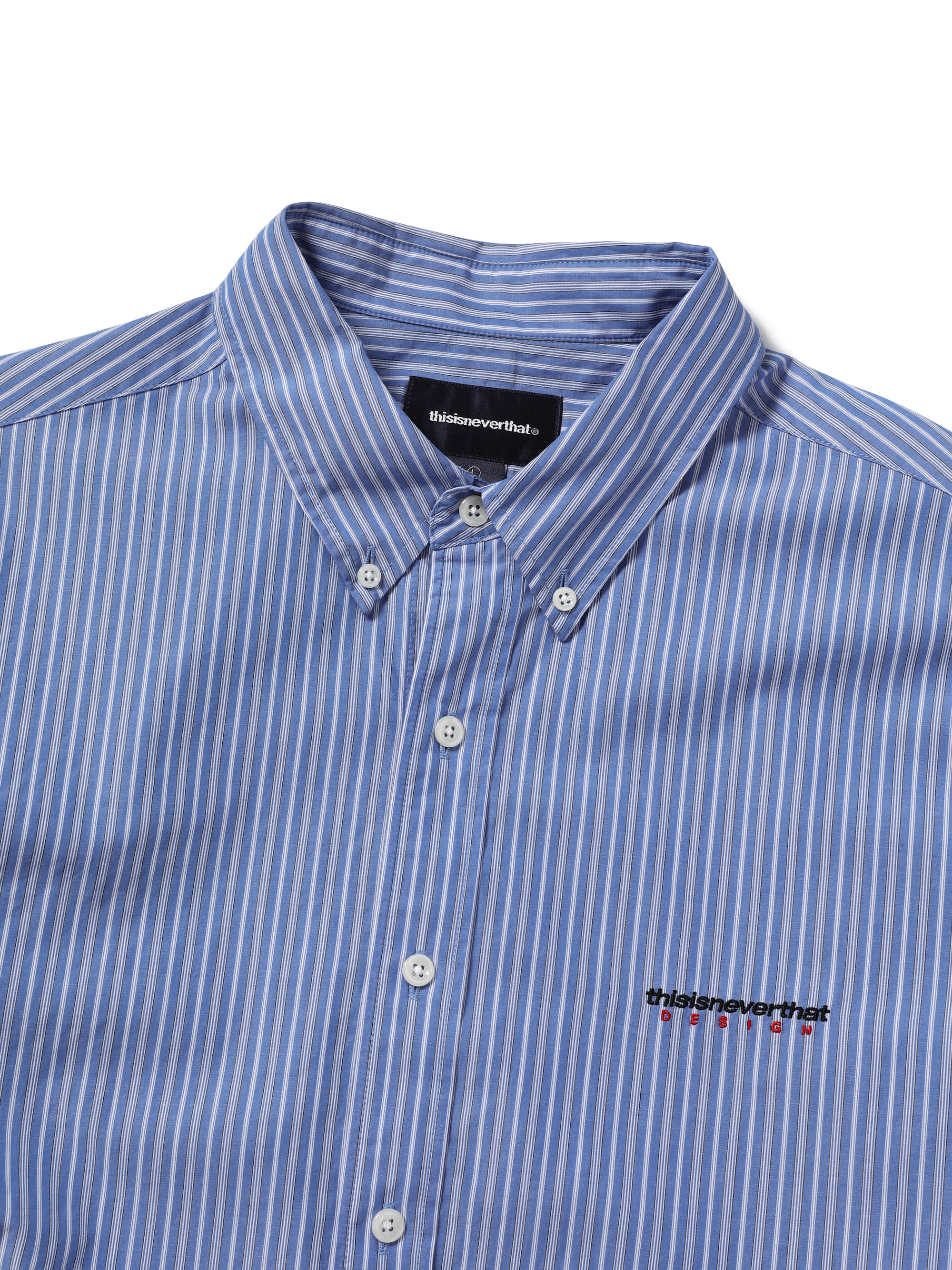 thisisneverthat - DSN Striped Shirt (Blue) product image 2 | TRAB K-Fashion Australia